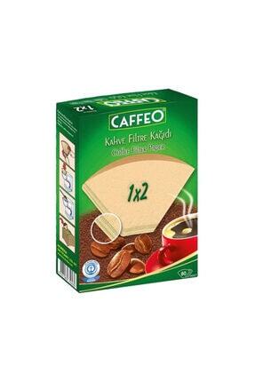 Kahve Filtre Kağıdı Caffeo 1x2 80 Adet | Ağartılmamış Doğal Kağıt Image 0
