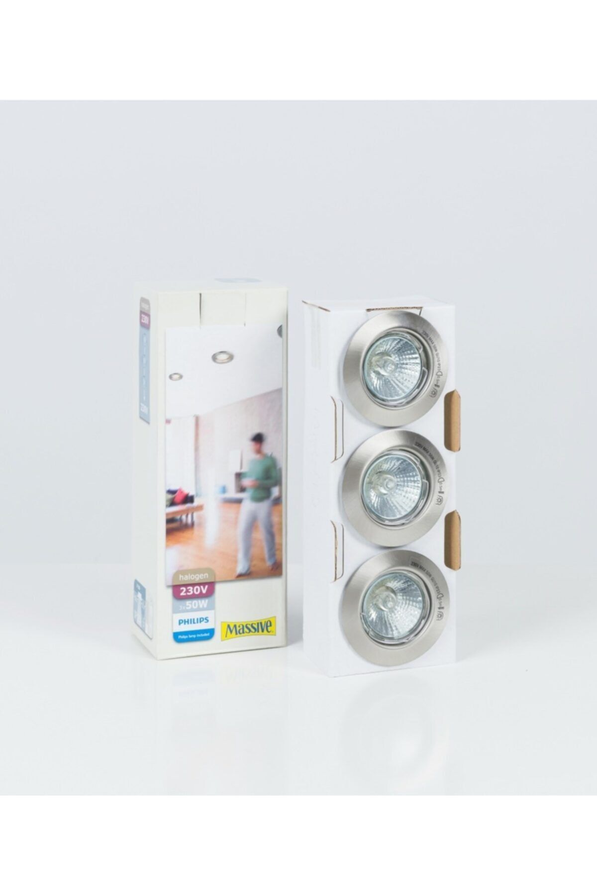 Philips Halojen Spot Üçlü Set - 1203