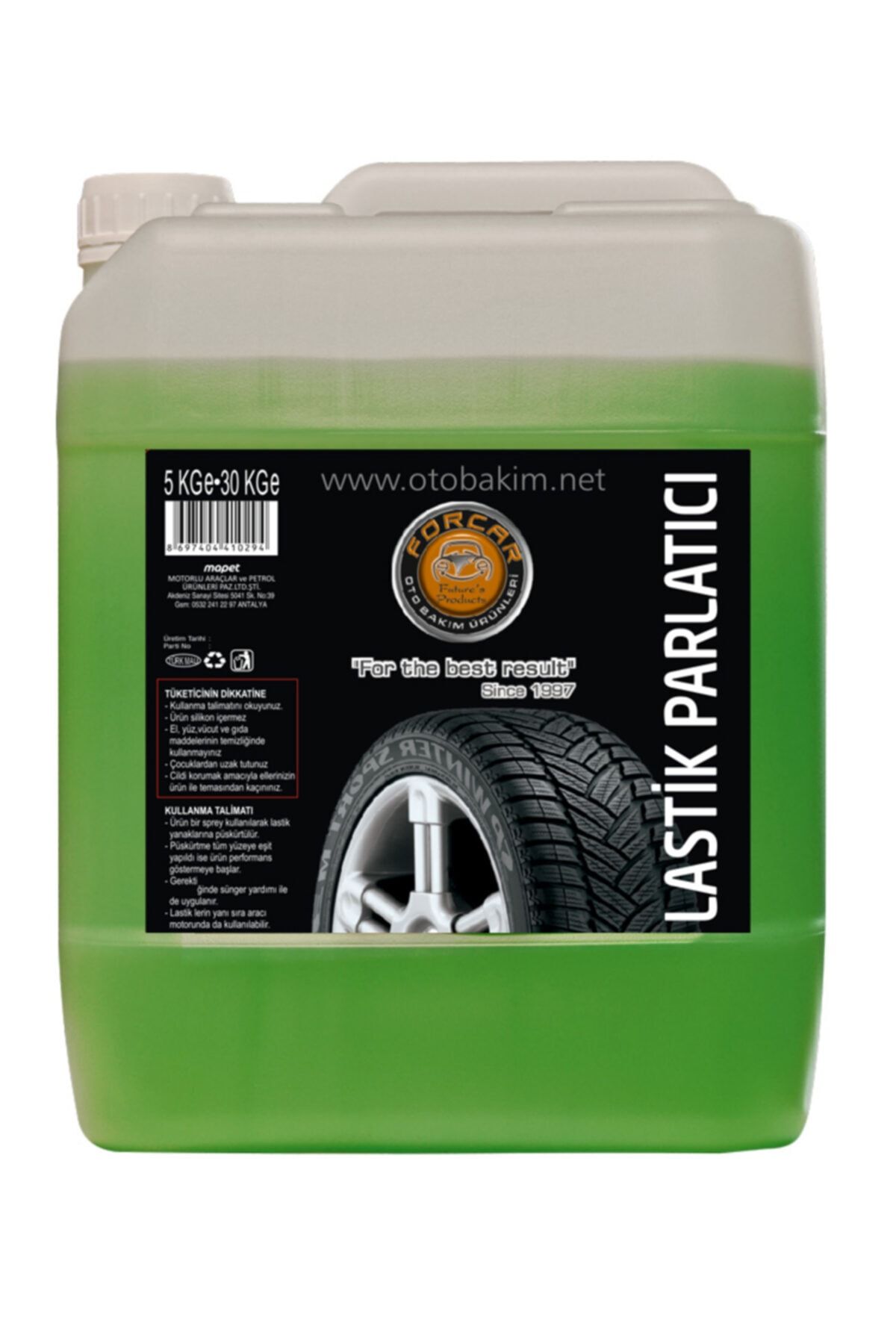 FORCAR Lastik Parlatıcı 5lt