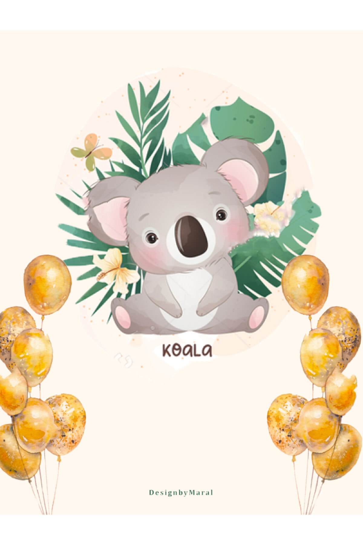 Designbymaral Koala Bebek Odasi Tablo Fiyati Yorumlari Trendyol