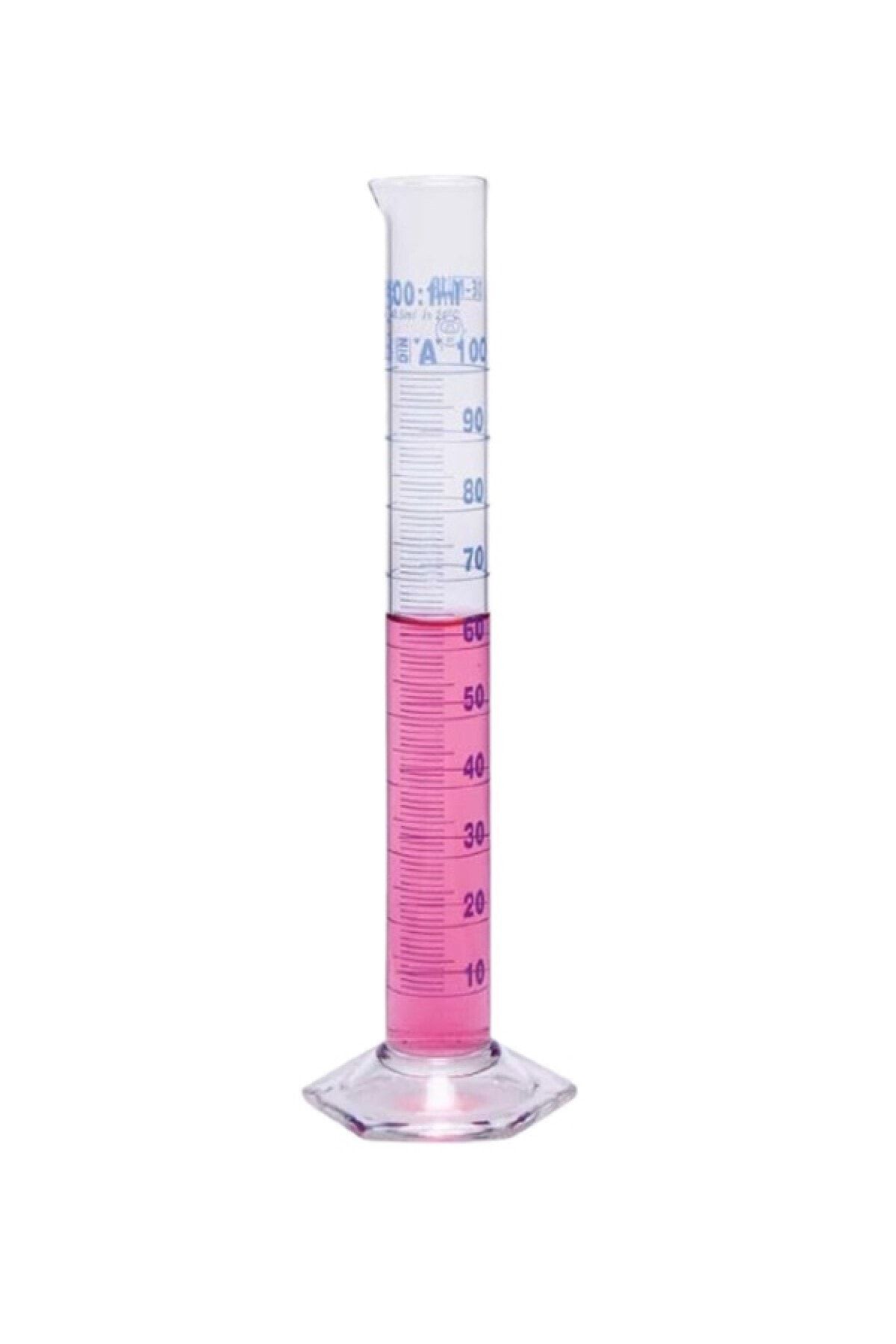 ISOLAB Mezür  Cam Tabanlı Mavi Skala 50 ml 2 Adet