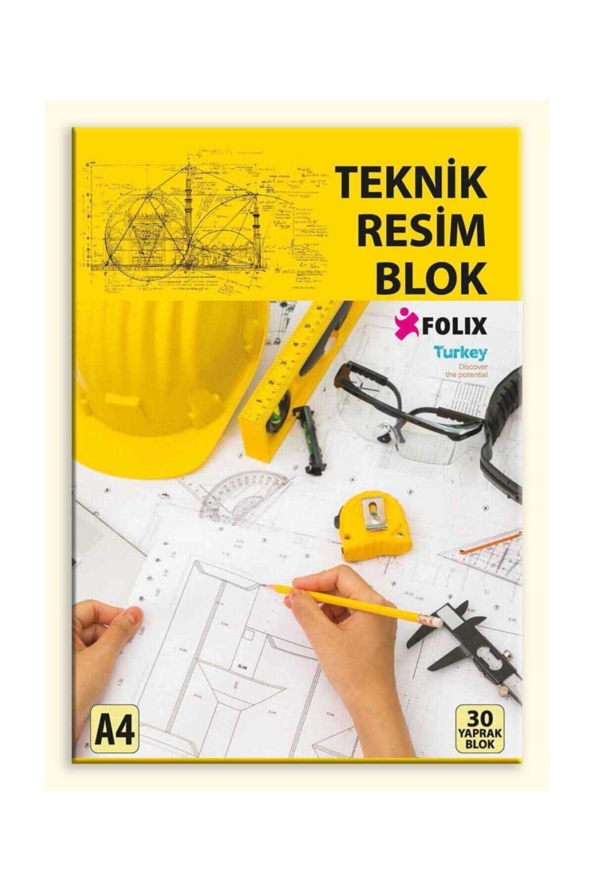 satrik Teknik Resim Bloknot A4 Boyutunda Dik 30 Yaprak