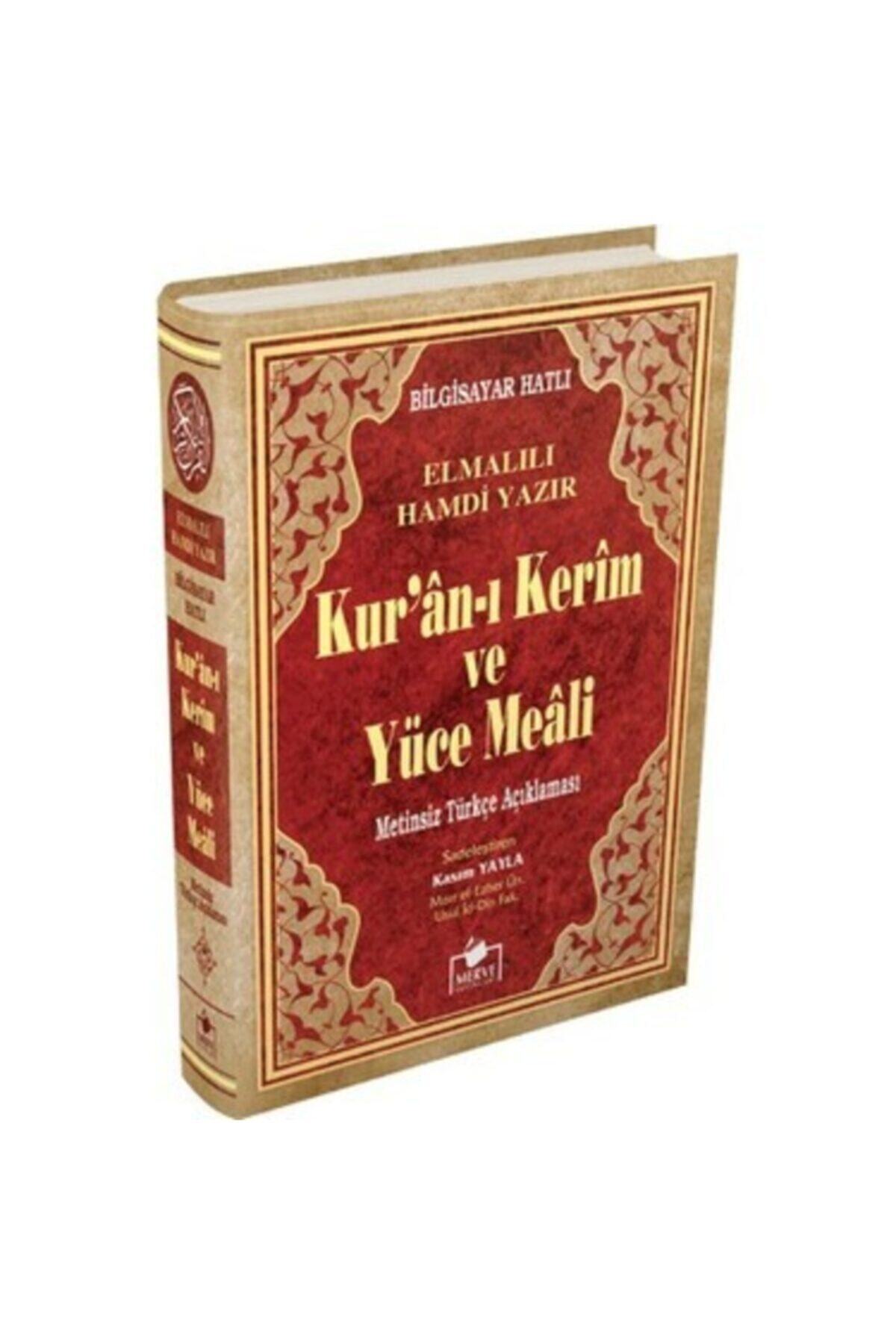 Merve Yayınları Kuranı Kerim Mealli Elmalılı Hamdi Yazır Bilgisayar Hatlı Diyanet Onaylı Büyük Boy 25-34 Cm Camii By