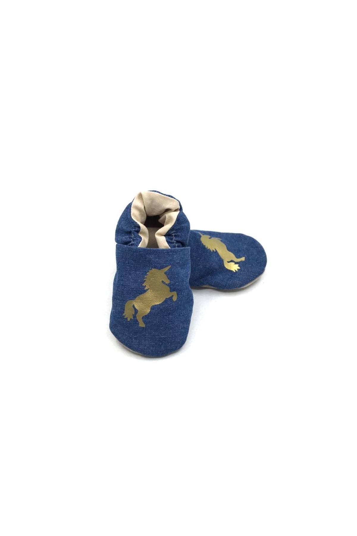 moots Unisex Bebek Denim Gold Unicorn Play Makosen