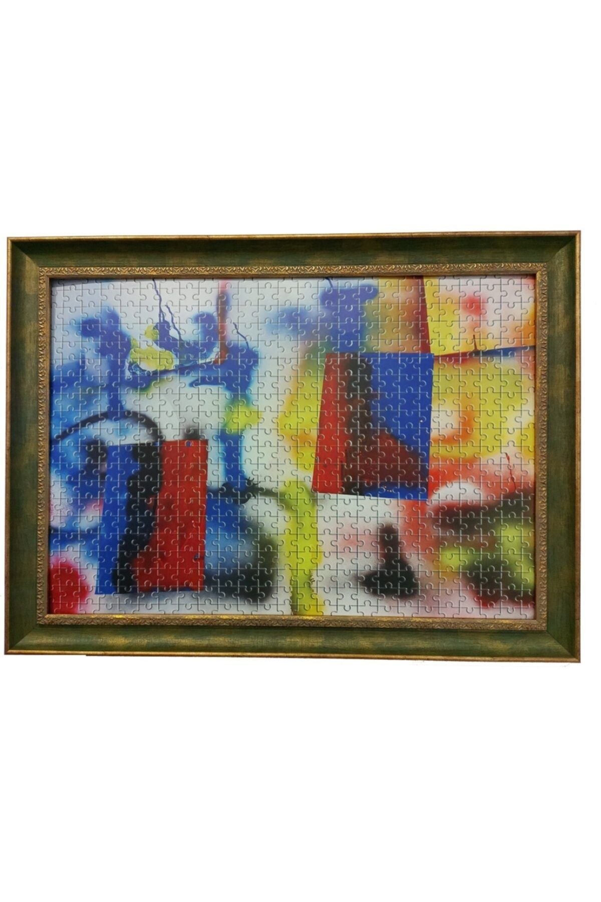 deritel Puzzle Çerçevesi -yeşil - 68*96 - 55 mm 2000 Parça