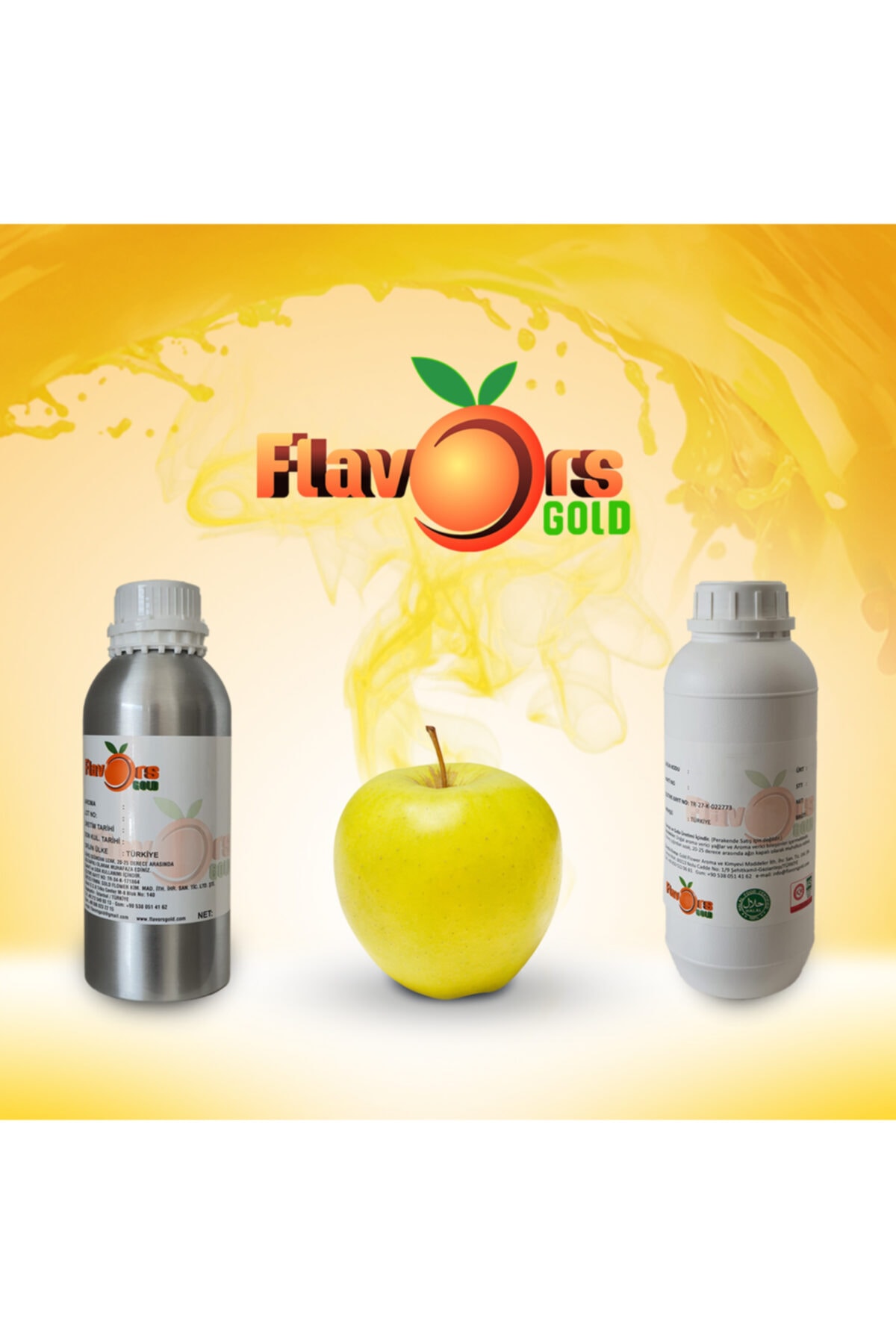 GOLD FLAVORS Sarı Elma Aroması