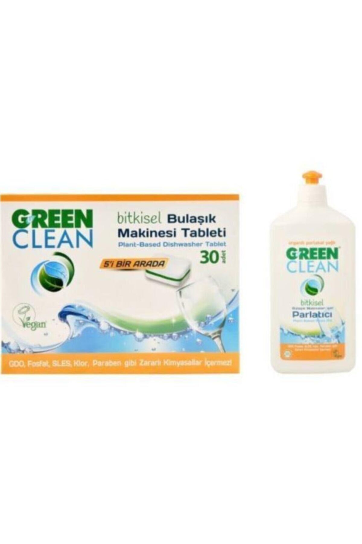 U Green Clean Green Clean Bulaşık Makinesi Tableti 30 Adet+parlatıcı 500 Ml Cleancenter80