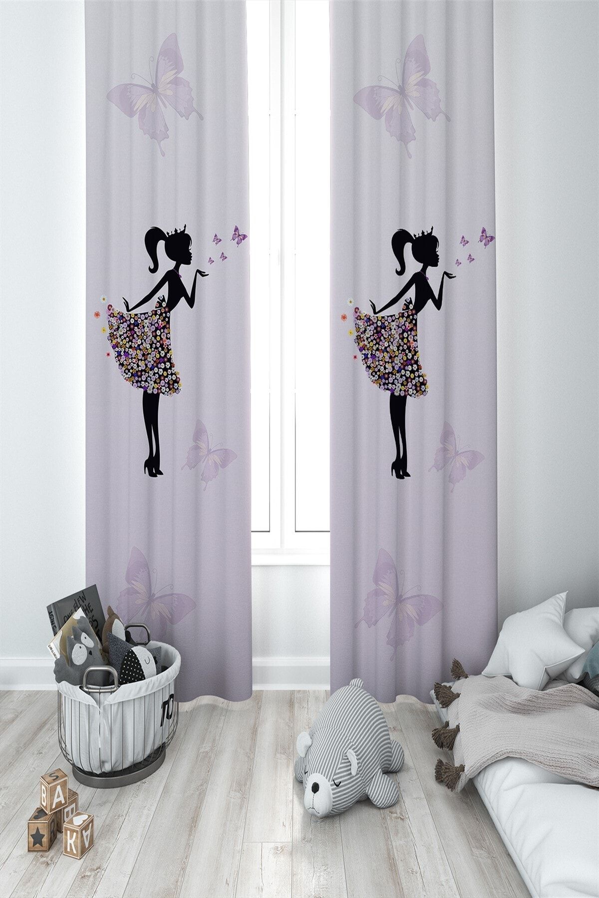 MEKTA HOME Drapes Purple 2 Trendyol