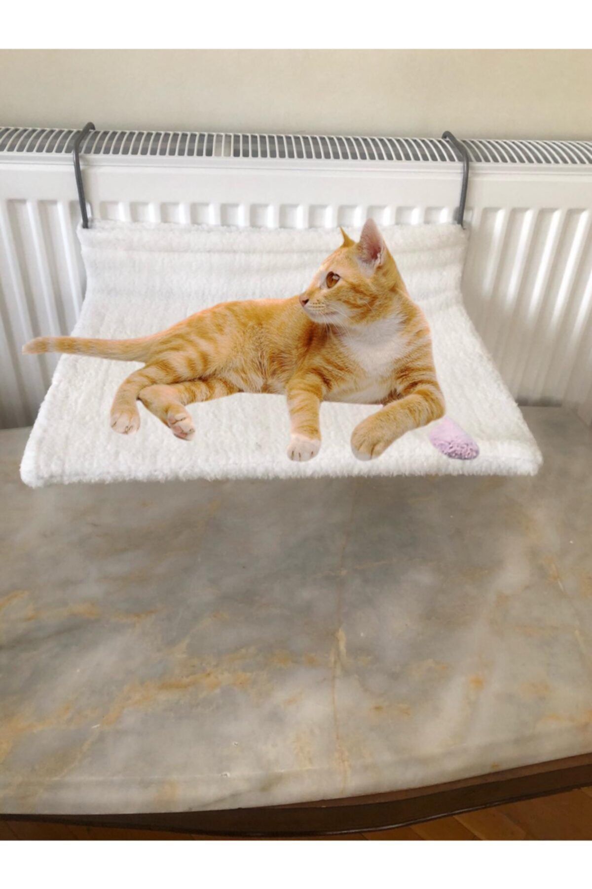 Free and joy Freeandjoy Kedi Radyatör Petek Hamak Beyaz