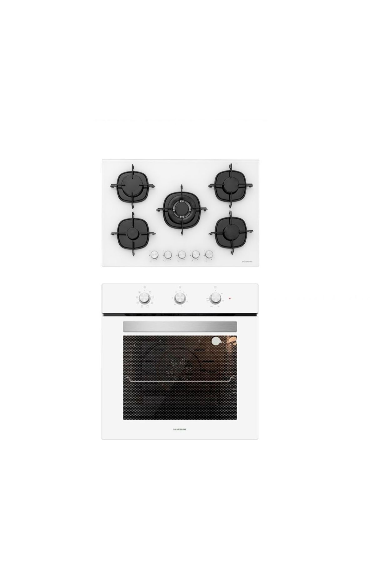 Silverline Beyaz 2'li Ankastre Set (CS5365W01+BO6503W01)