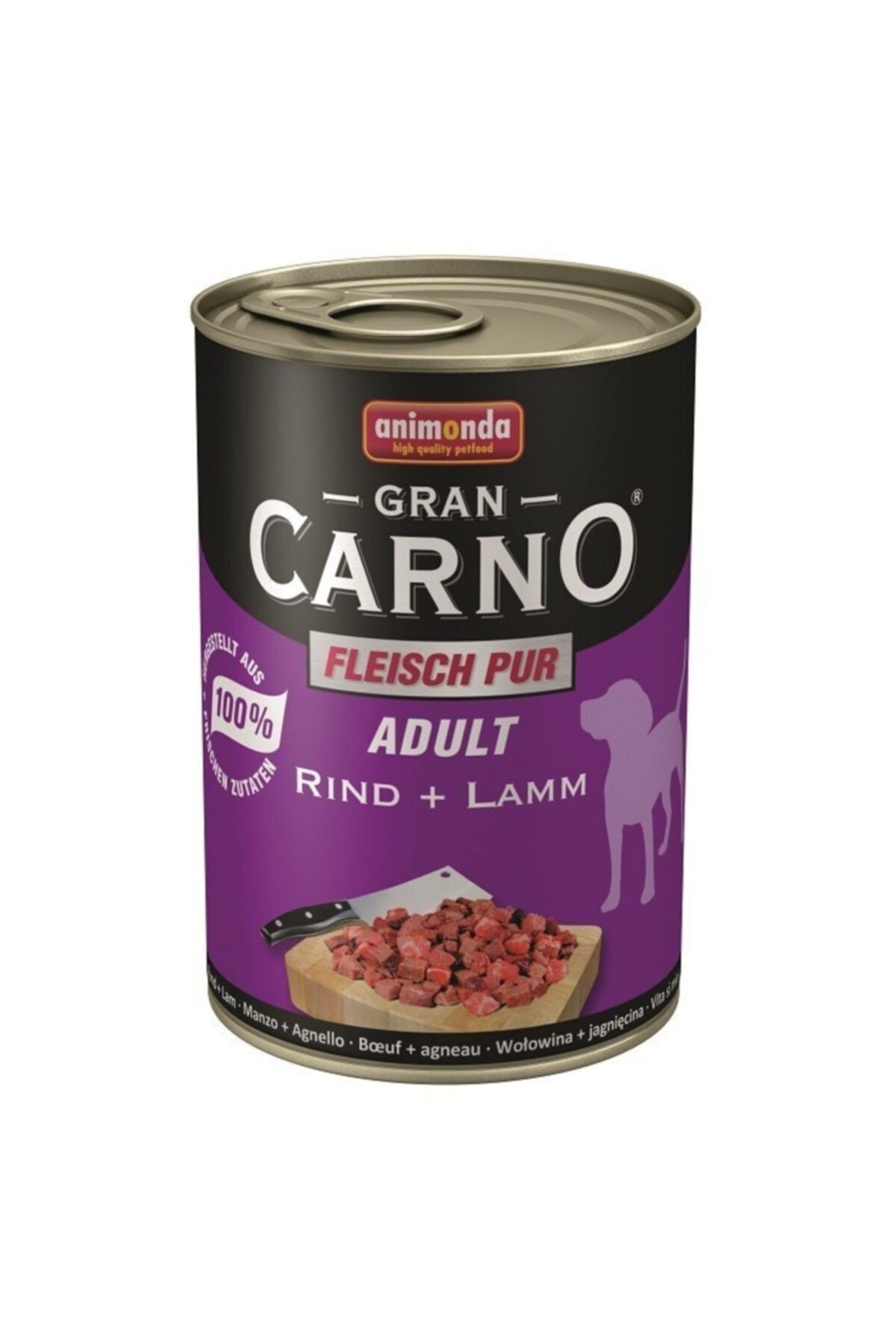 Animonda Gran Carno Sığır Ve Kuzu Etli Köpek Konservesi 400 gr