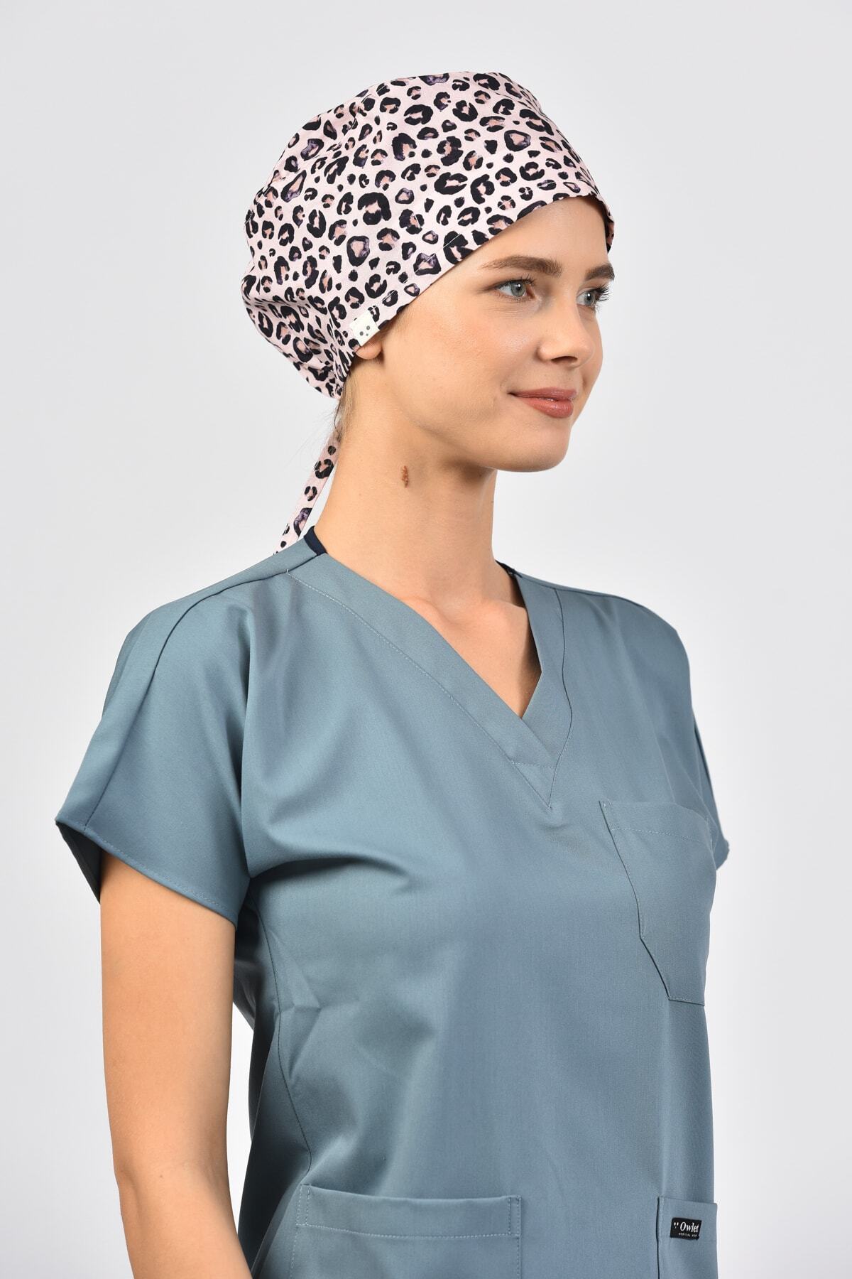 Owlet Medikal Leopar Desenli Cerrahi Bone