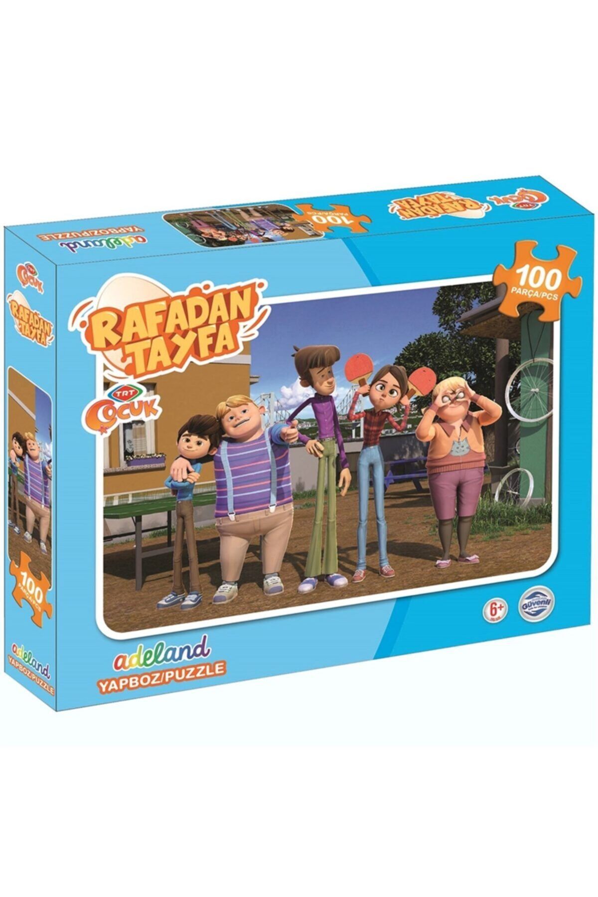 TRT Çocuk Rafadan Tayfa 100 Parça Puzzle