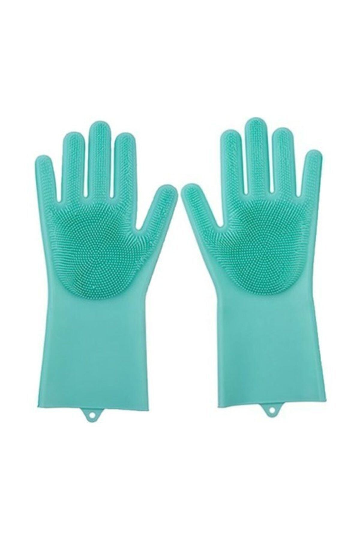 Züka Home Sihirli Silikon Bulaşık Eldiveni Yeşil