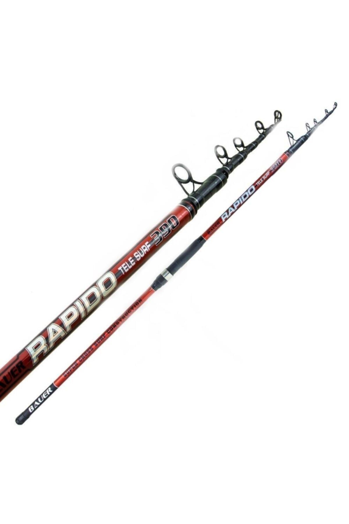 BAUER Rapıdo Teleskopik Surf Olta Kamışı 390 Cm 100-200 Gr