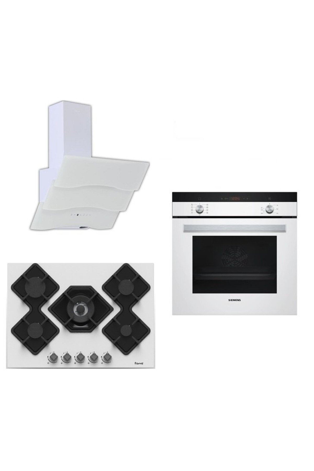 Siemens &Ferre Castelo Ankastre Set 109 (HB214FBW0T+KA013+D024)