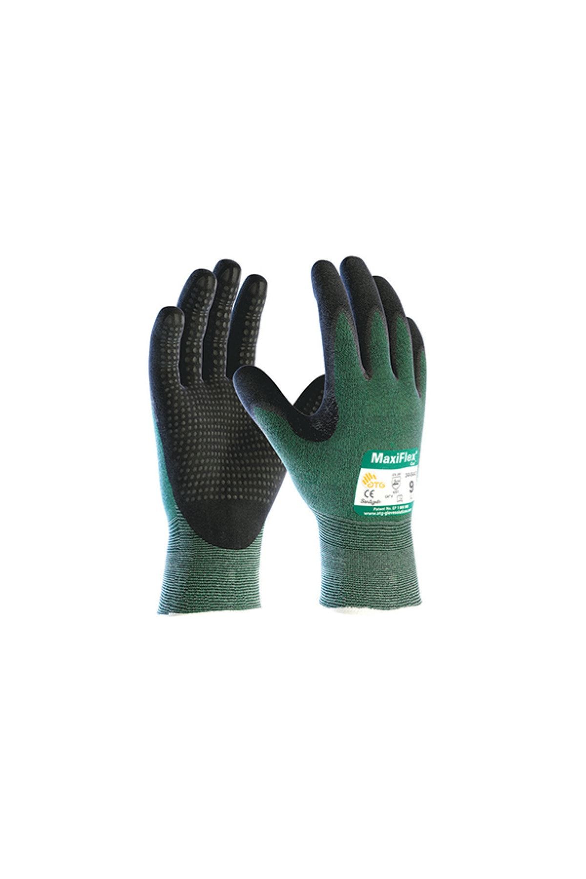ATG Maxiflex® Cut™ 34-8443 No:8 Medium Dotlu Palm Kesilmeye Dayanıklı Eldiven