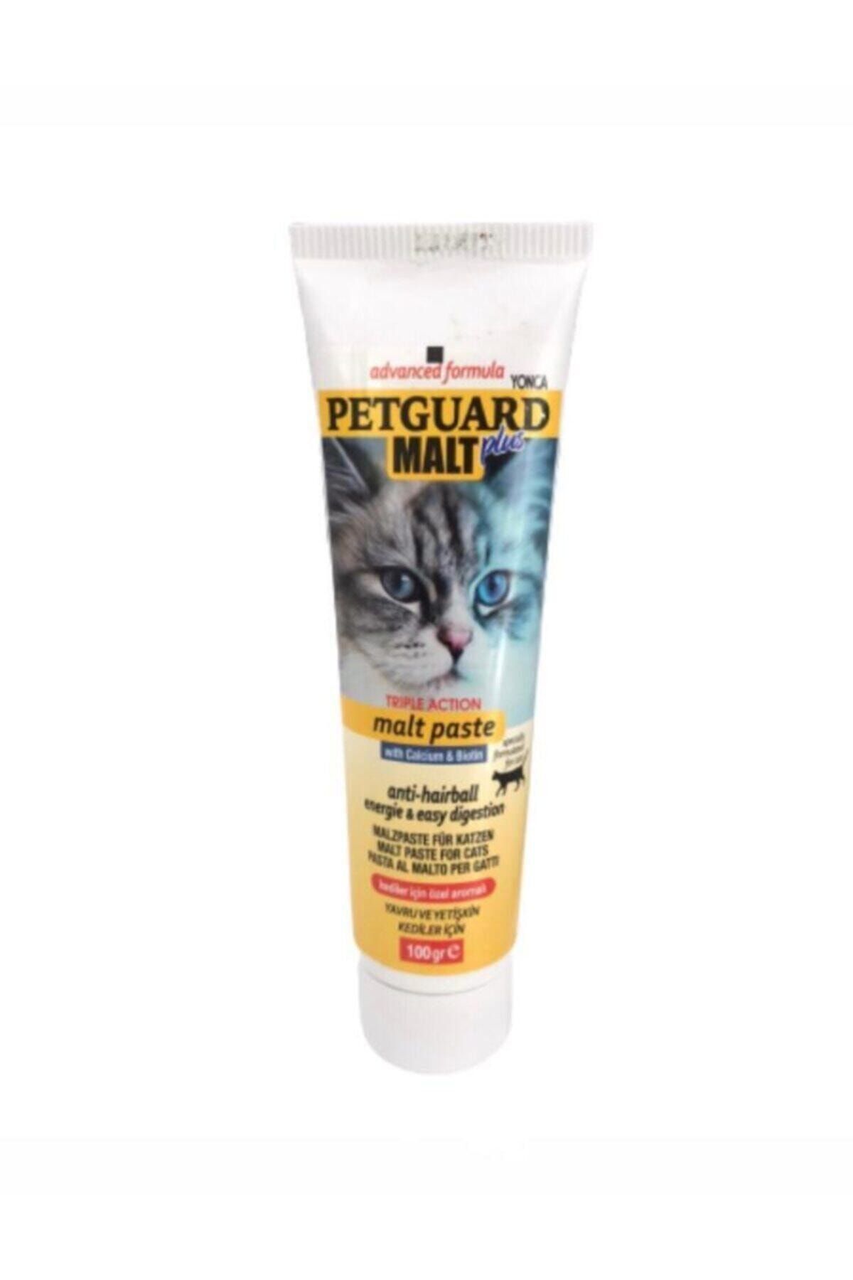 Pet Loves Petguard Malt Paste Plus Yavru Ve Yetişkin Kediler Için 100 Gr