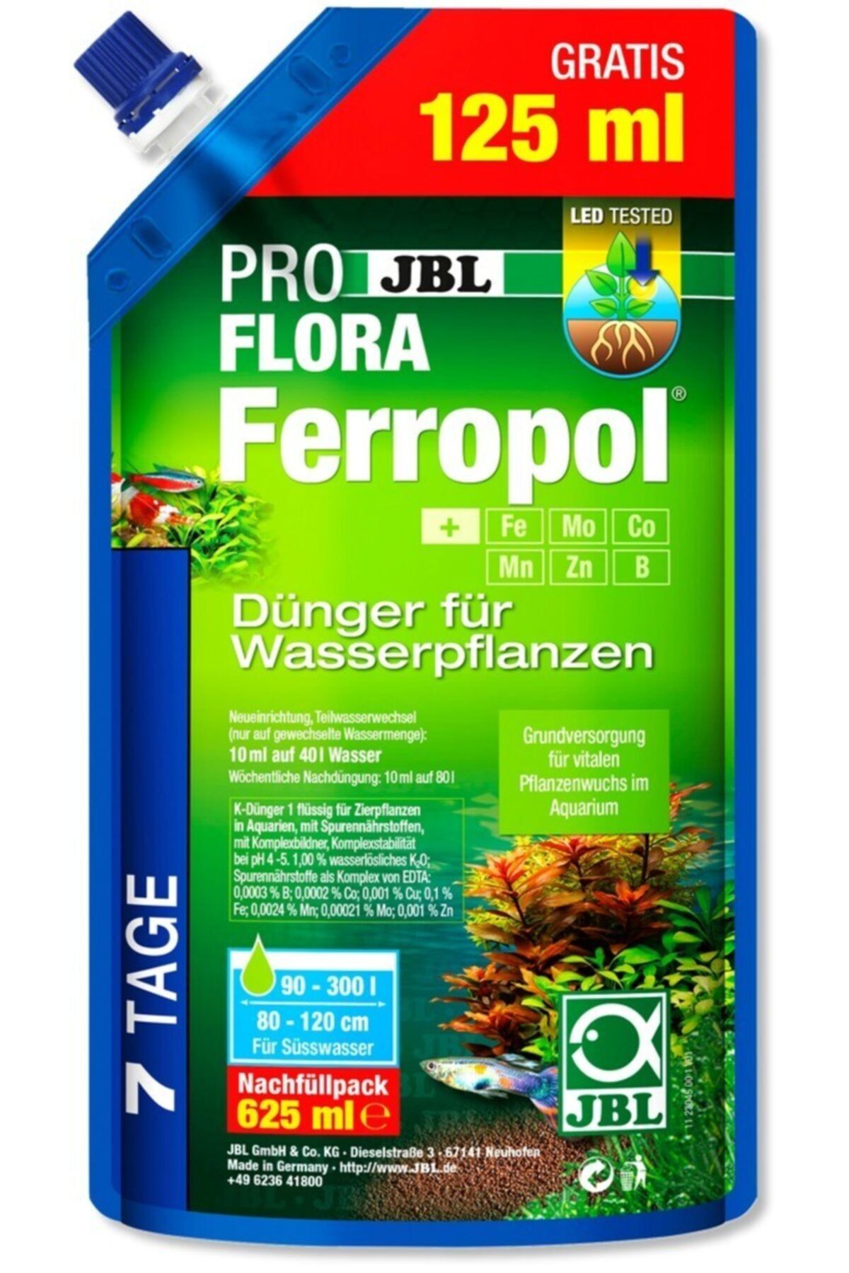 JBL Ferropol 625 Ml Sıvı Bitki Gübresi