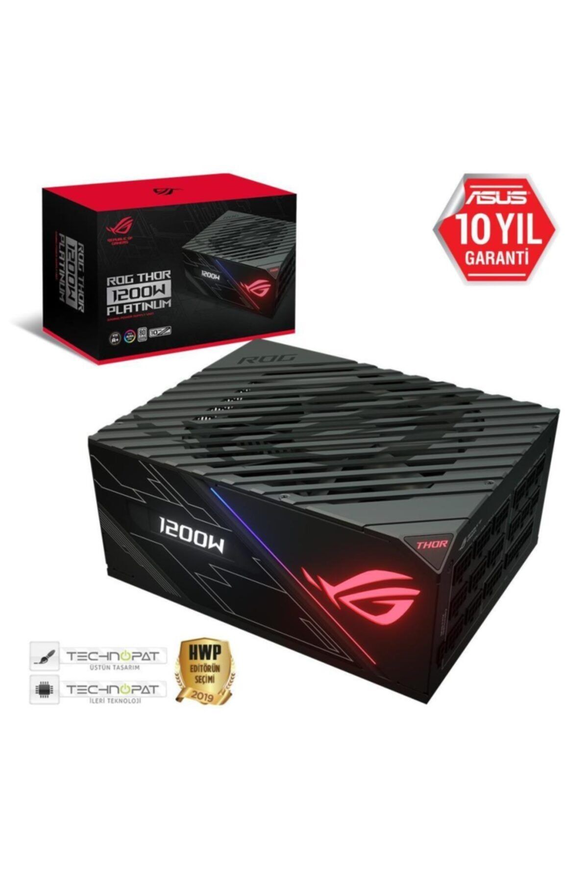 ASUS Rog Thor 1200w 80+ Platinum Tam Modüler Güç Kaynağı