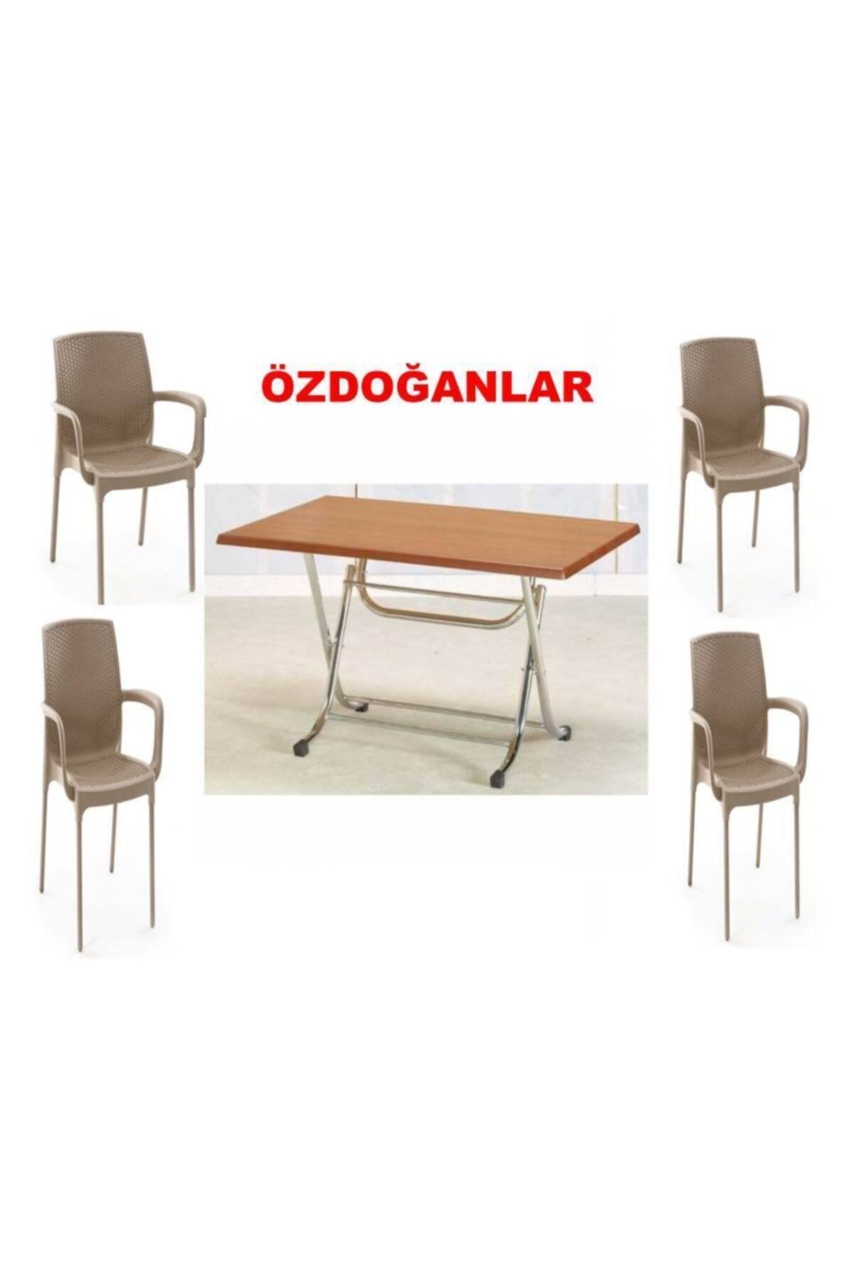 gentas werzalit masa rattan 4 adet sunset sandalye takimi 80x140 fiyati yorumlari trendyol