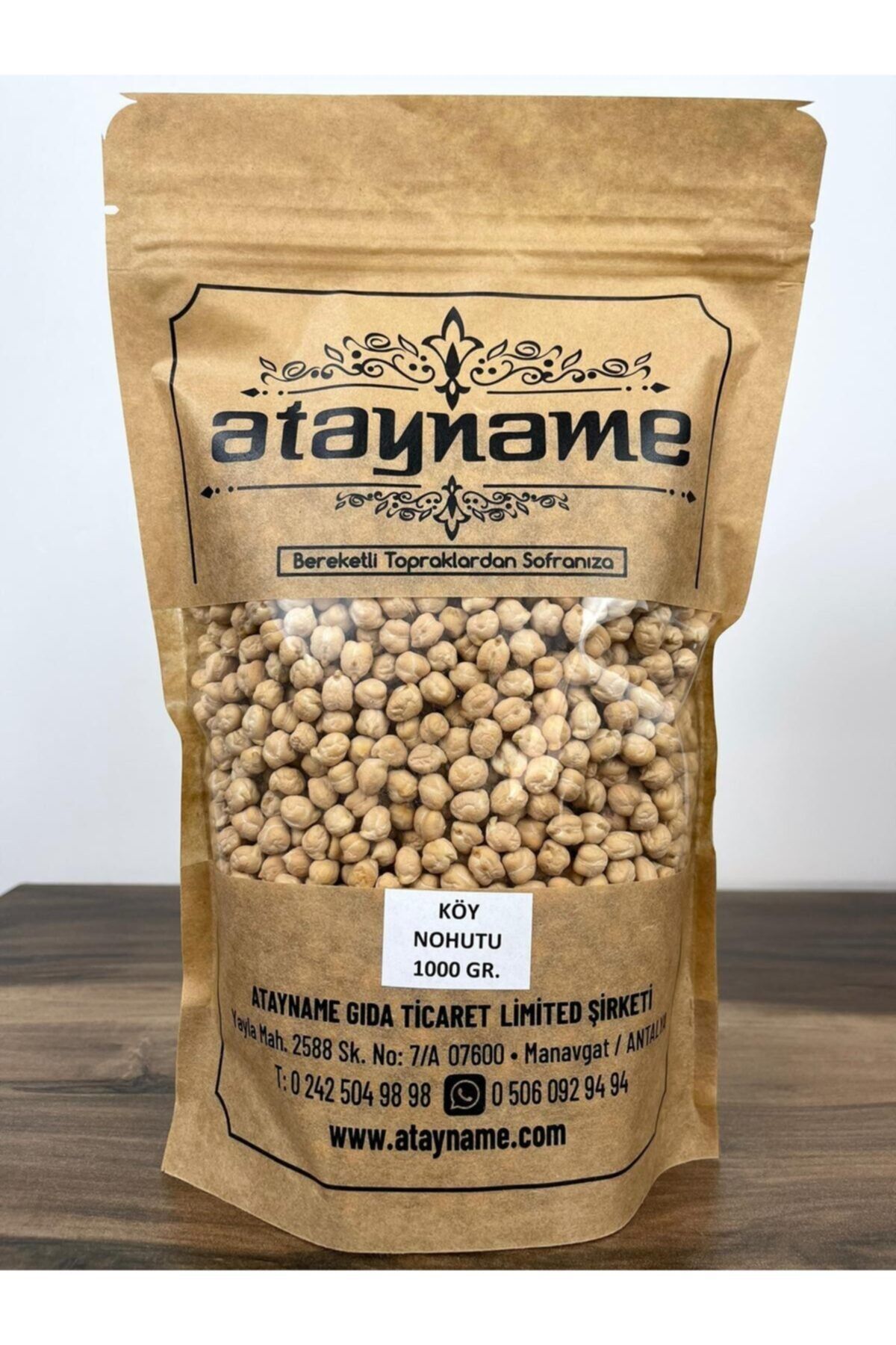 ATAYNAME Köy Nohutu 1000 Gr.