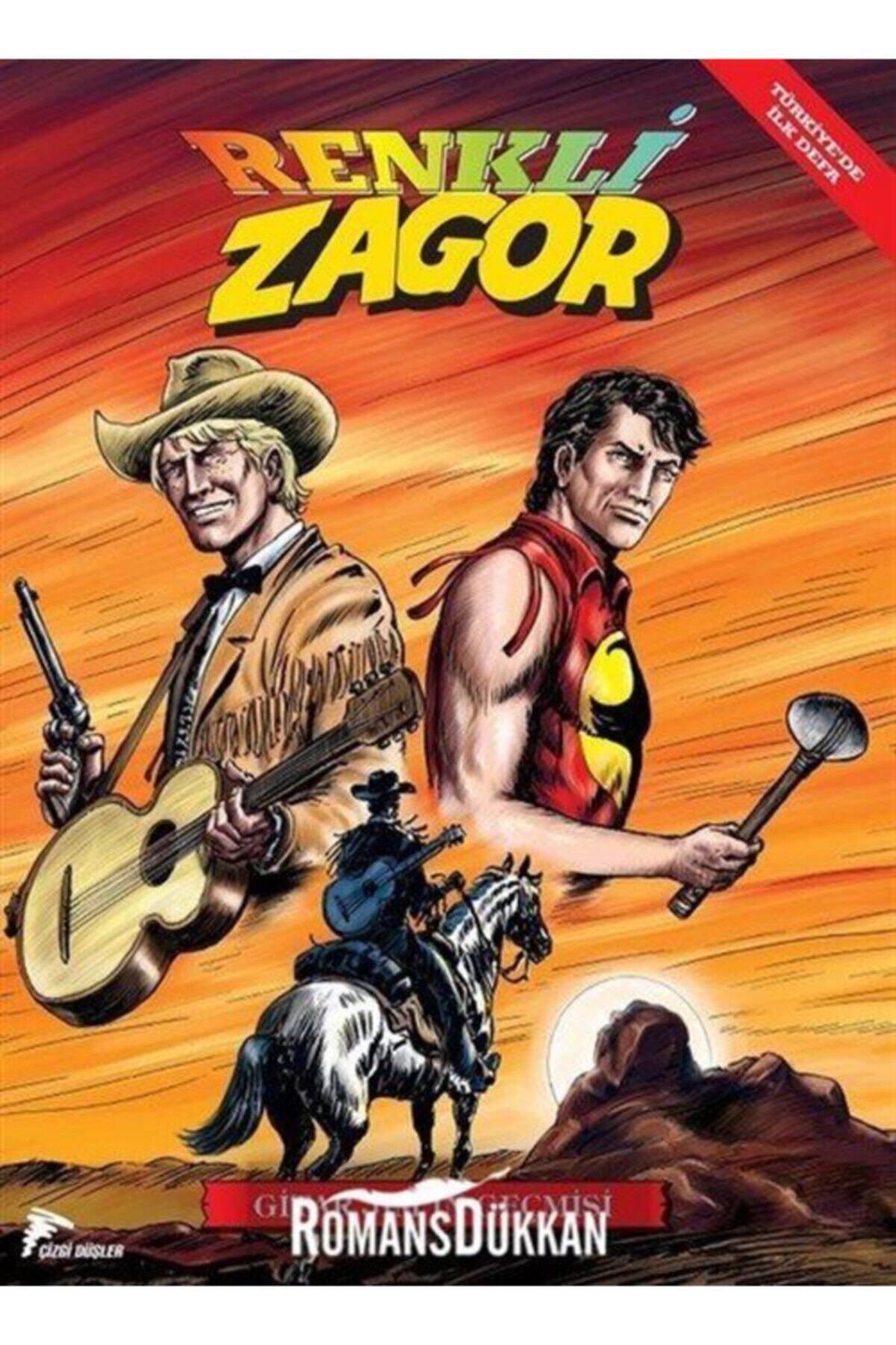 Çizgi Düşler Yayınevi Renkli Zagor 3 Gitar Jim'in Geçmişi
