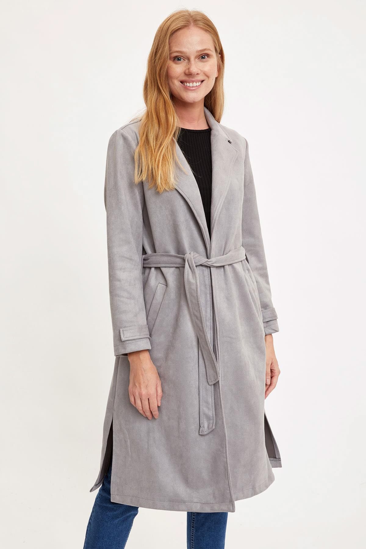 DeFacto Blazer Yelek Süet Regular Fit