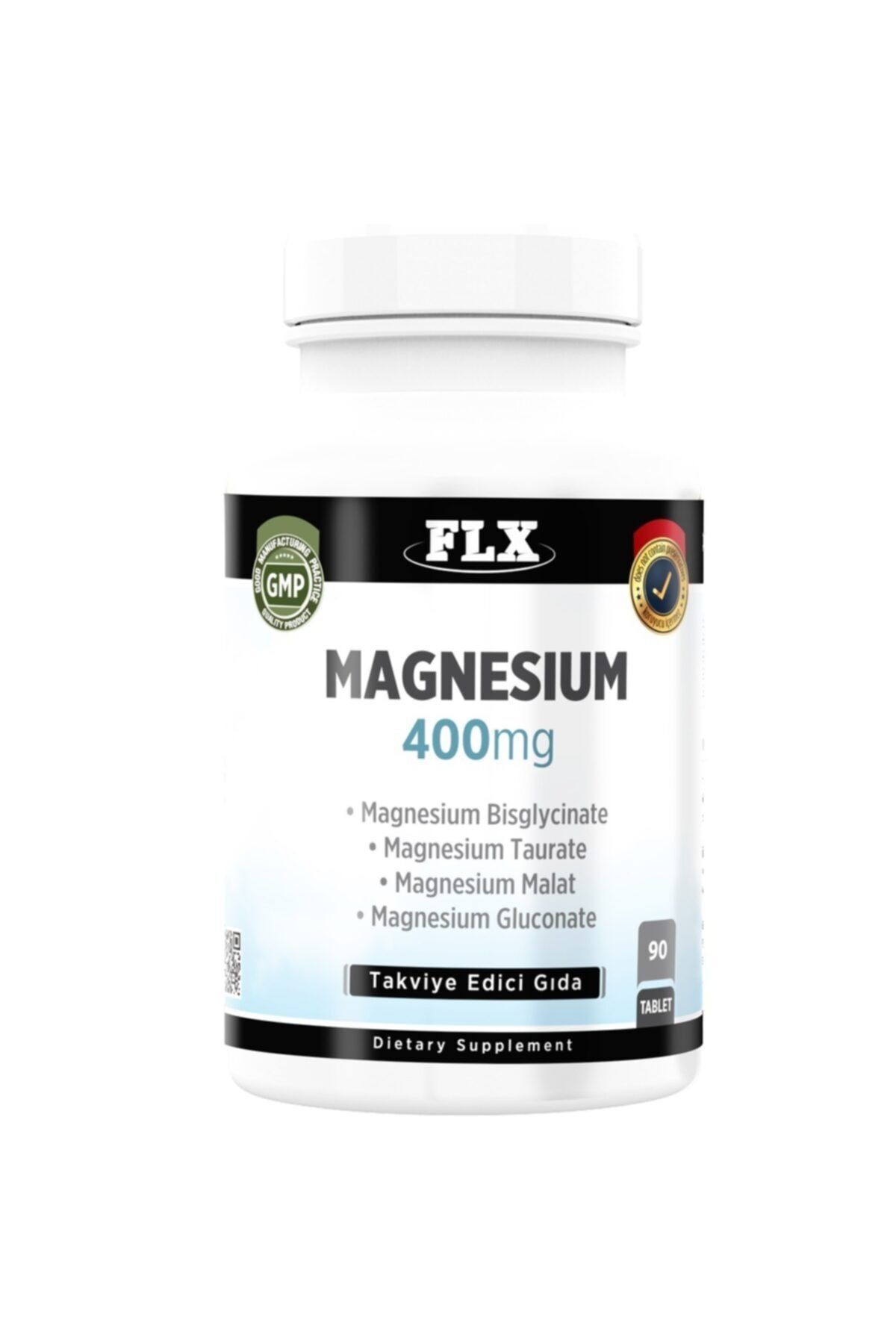 FLX Magnesium Bisglisinat Malat Taurat Glukonat 90 Tablet