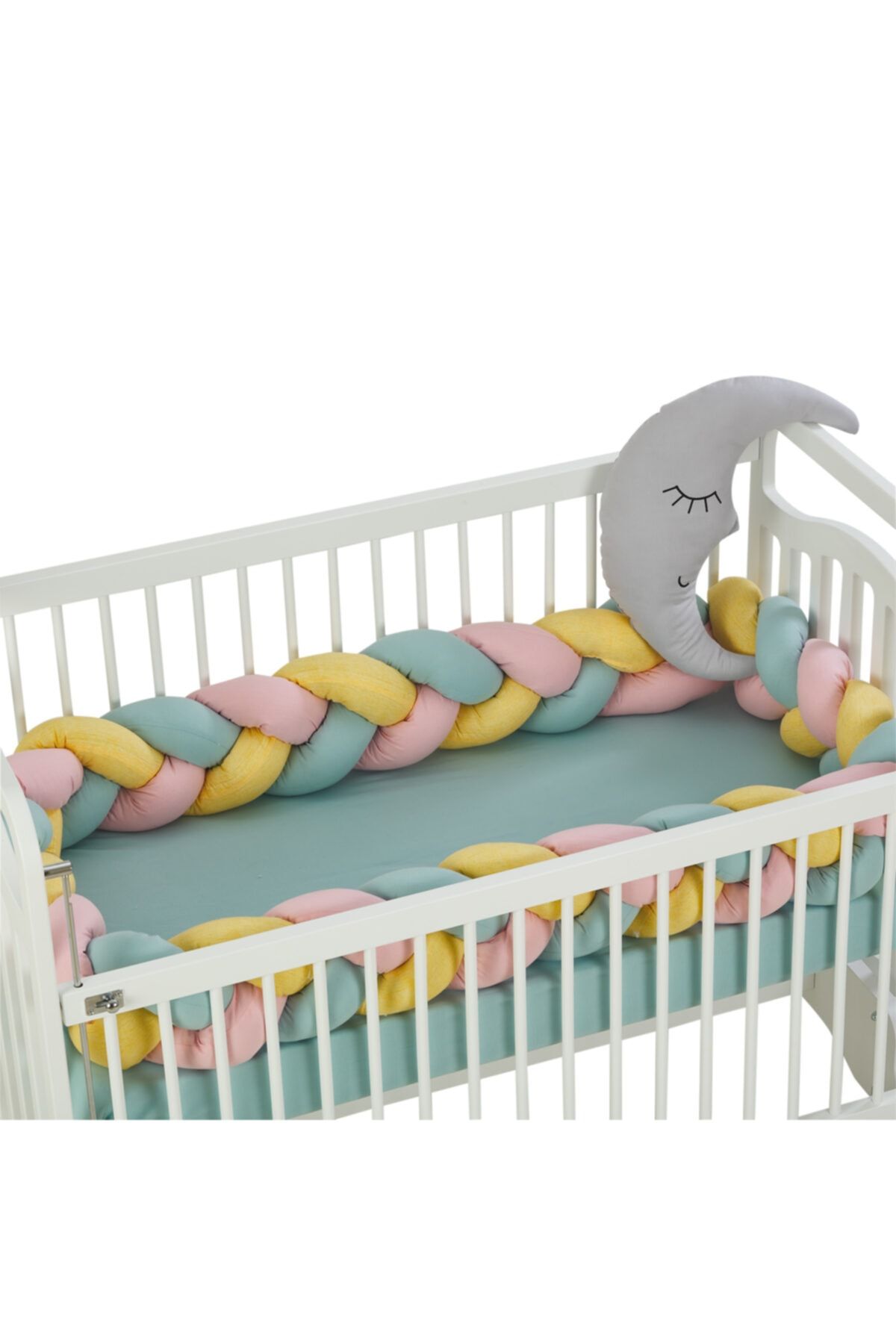 G&G baby Üçlü Örgü Yan Koruma Ay Yastık