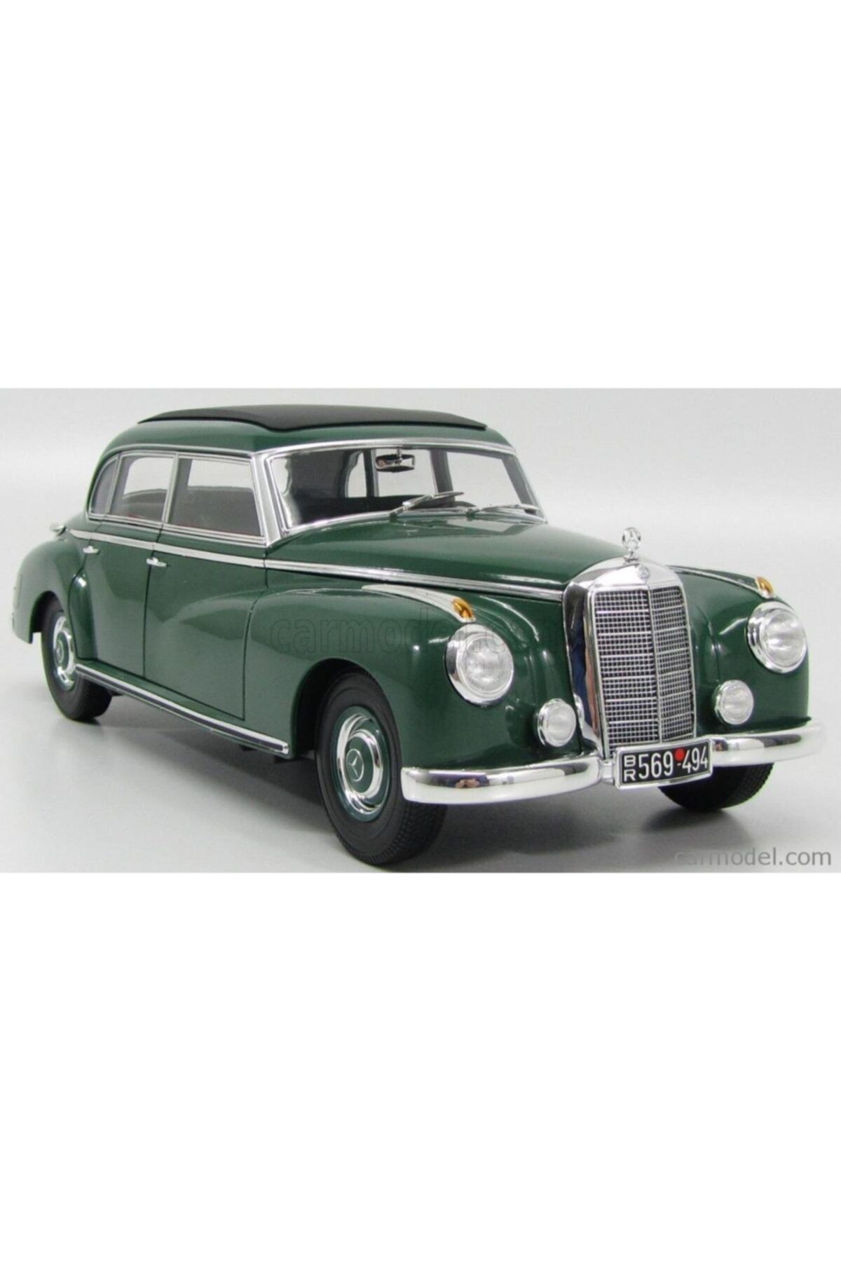 Norev 1/18 Mercedes-benz 300 1955 Yeşil Renk Diecast Model Araba
