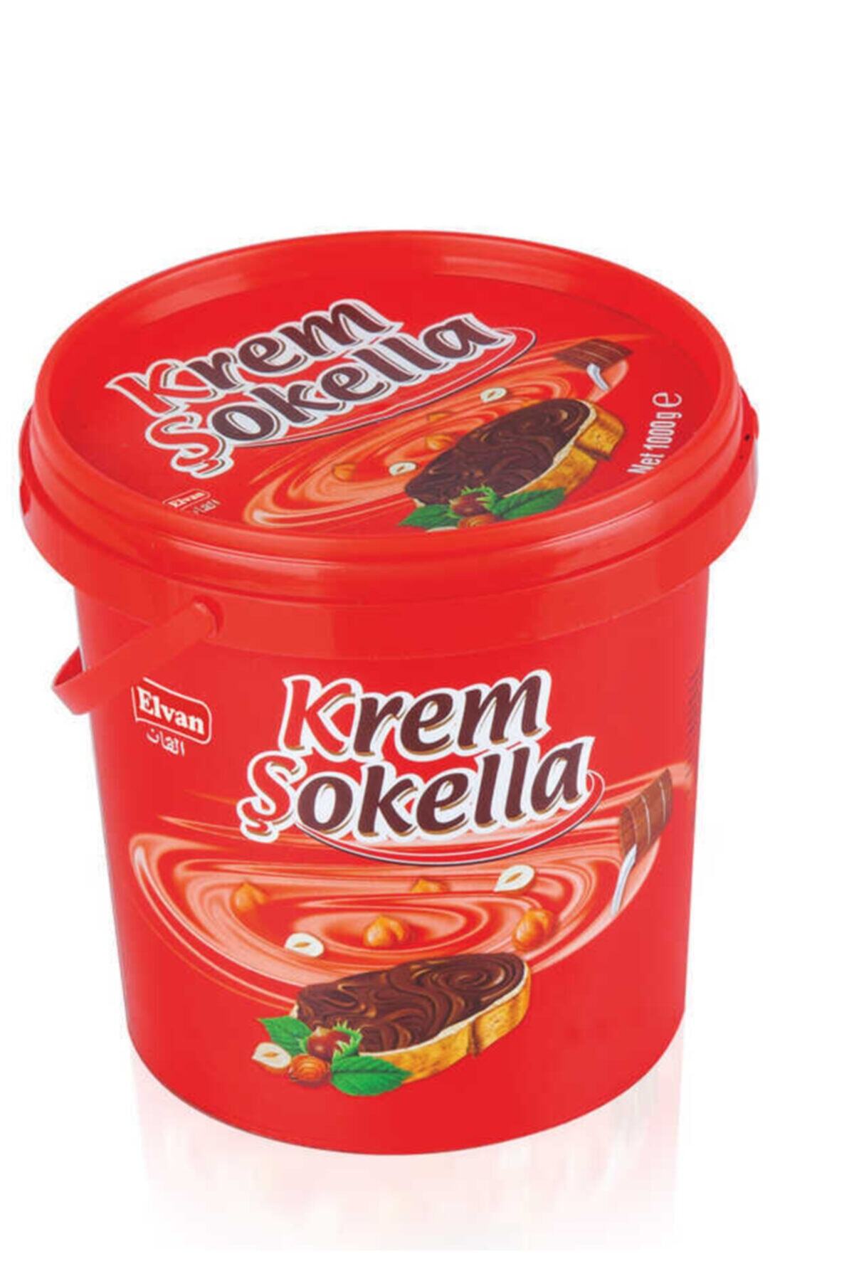 Elvan Krem Şokella Kova 1000 gr  1 Adet