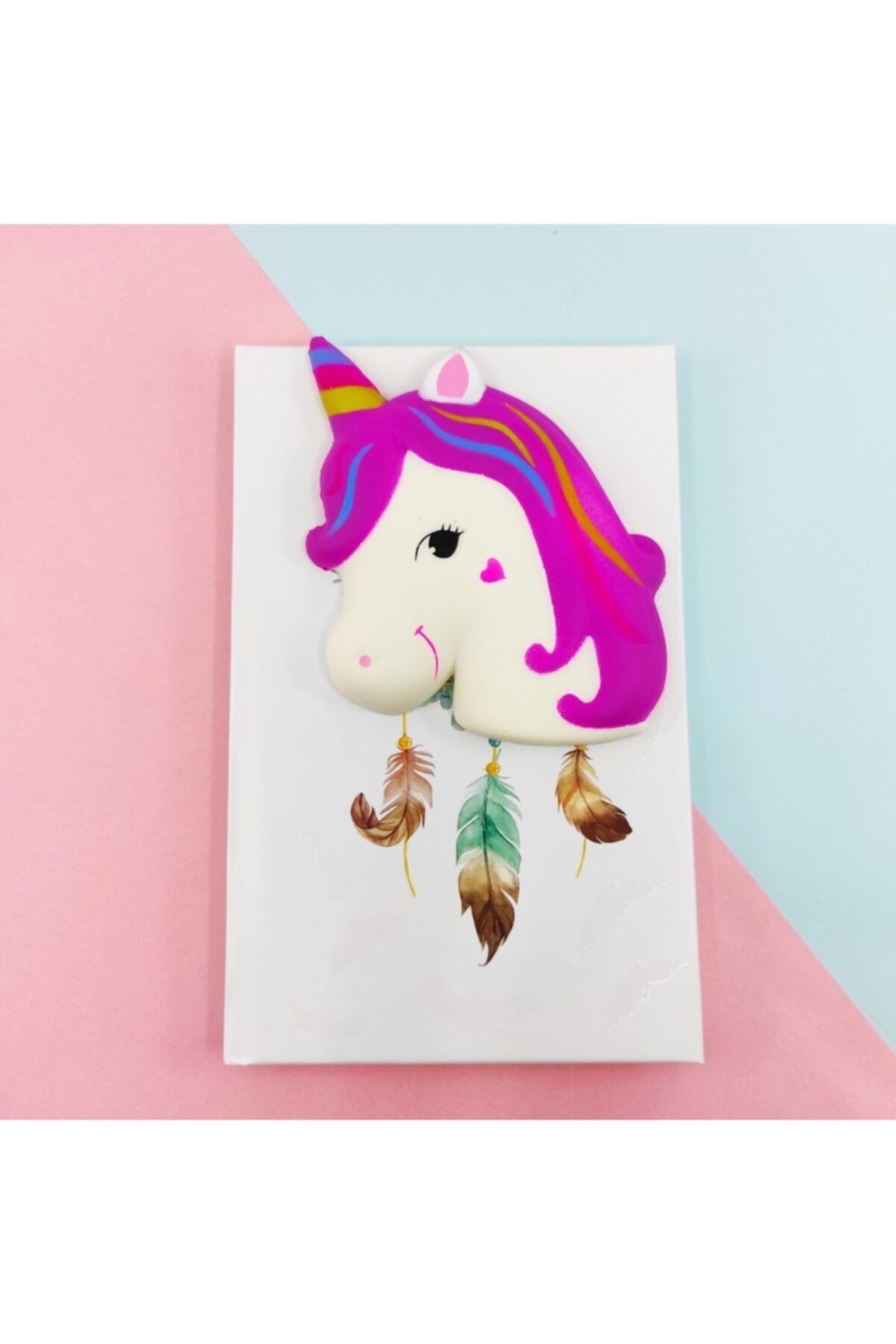 Şeker Ofisi Squishy Defter A5 Unicorn Doğumgünü Hediyesi