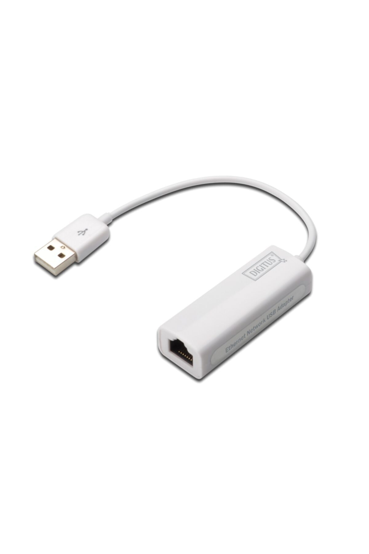 Assmann Digitus Usb 2.0 Fast Ethernet Adaptörü, 1 X 10/100 Rj45 Dişi, Usb-a Erkek