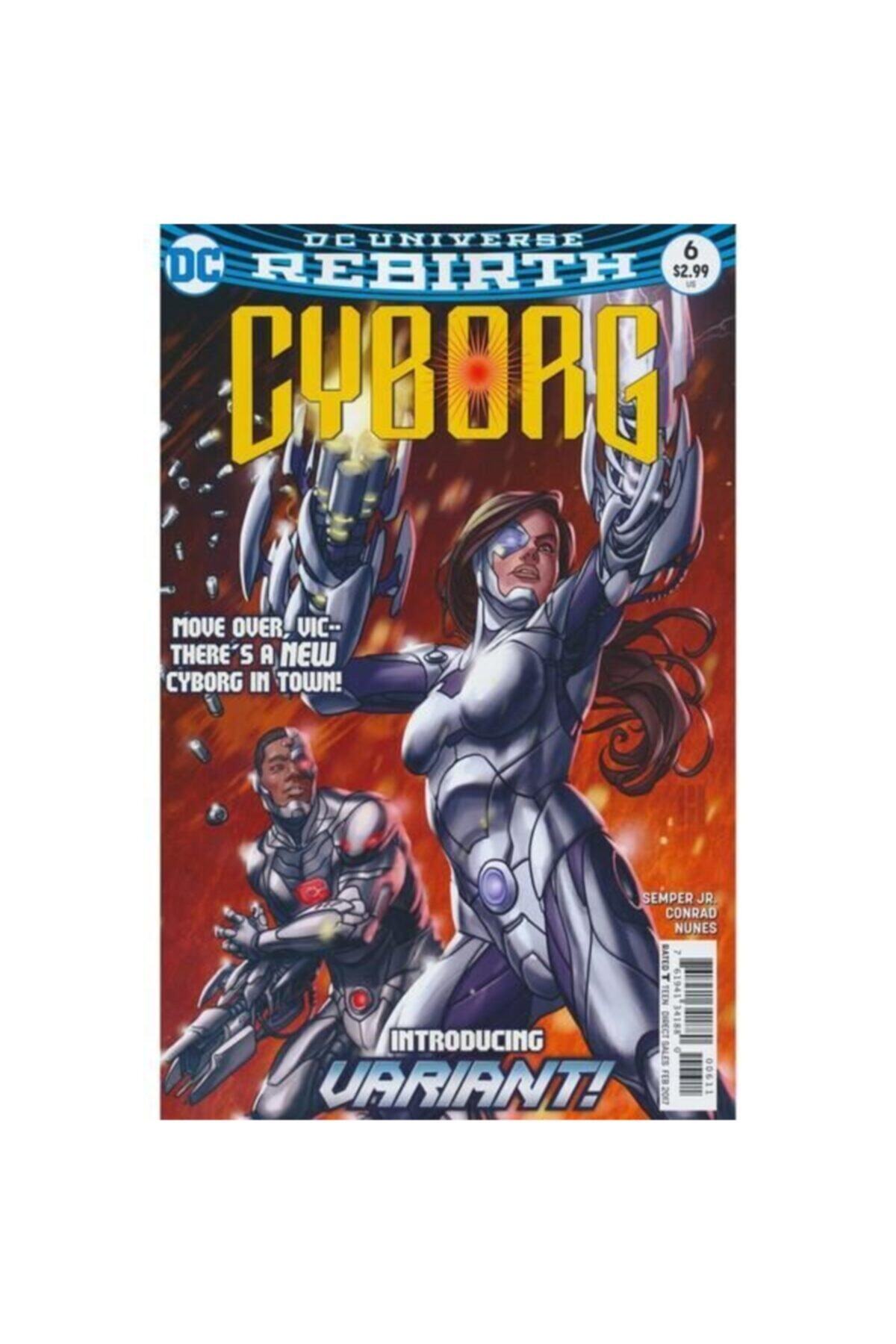 TM & DC ComicsWarner Bros Cyborg (2016-) #6 Fasikül Ingilizce Çizgi Roman