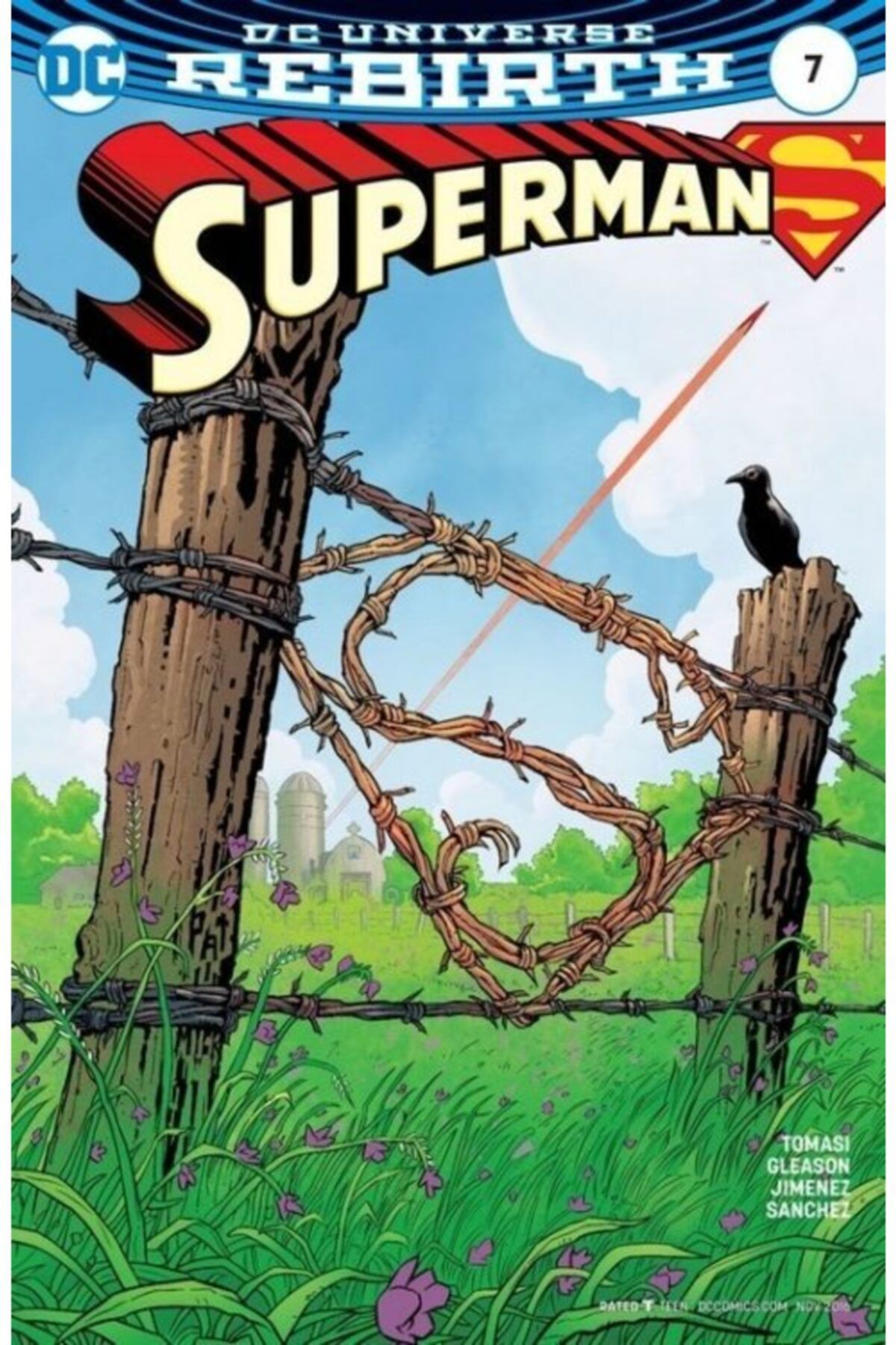 TM & DC ComicsWarner Bros Superman (2016-) #7 Fasikül Ingilizce Çizgi Roman