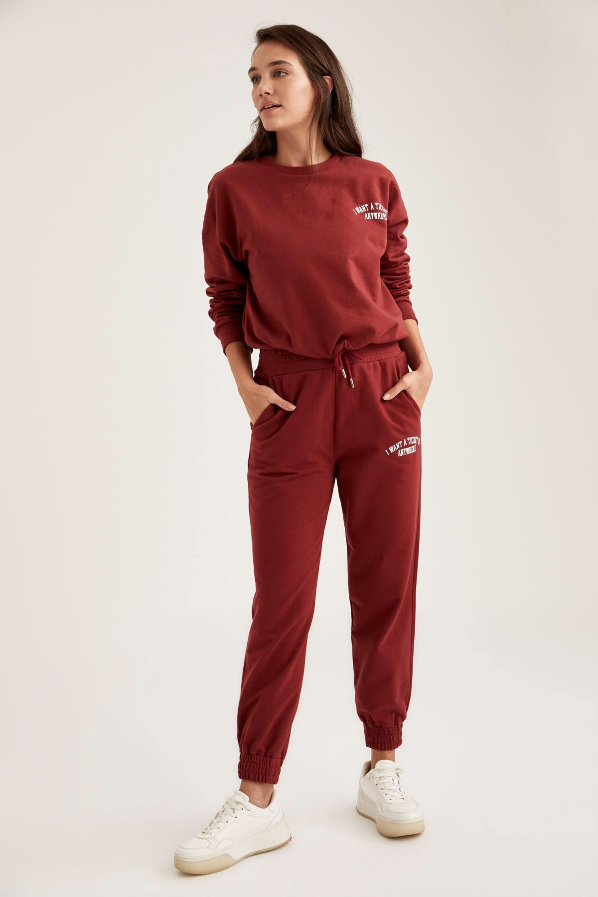 DeFacto Yazı Baskılı Jogger Eşofman Altı