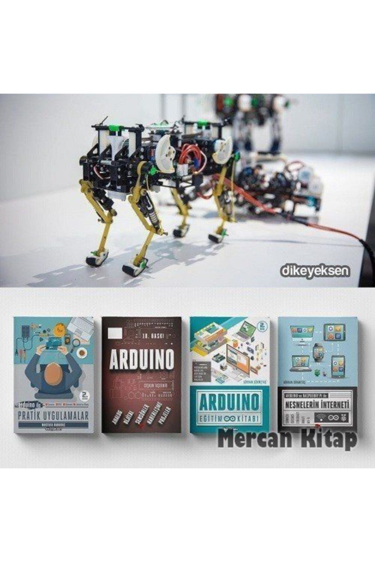 Dikeyeksen Yayın Dağıtım Arduino Eğitimine Başlangıç Seti (4 Kitap)