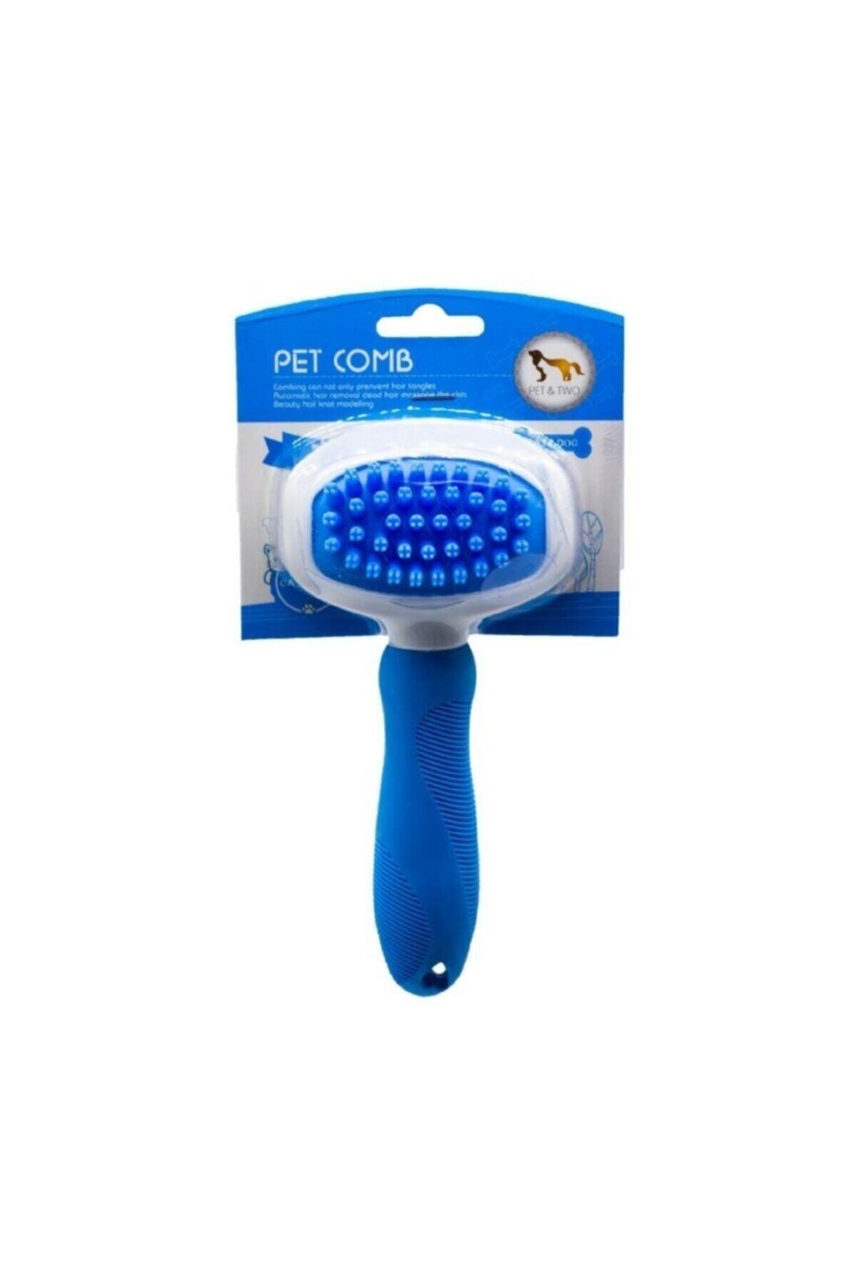 Doglife 202420- Pet&two Masaj Ve Yıkama Fırçası Silikon Saplı (s)