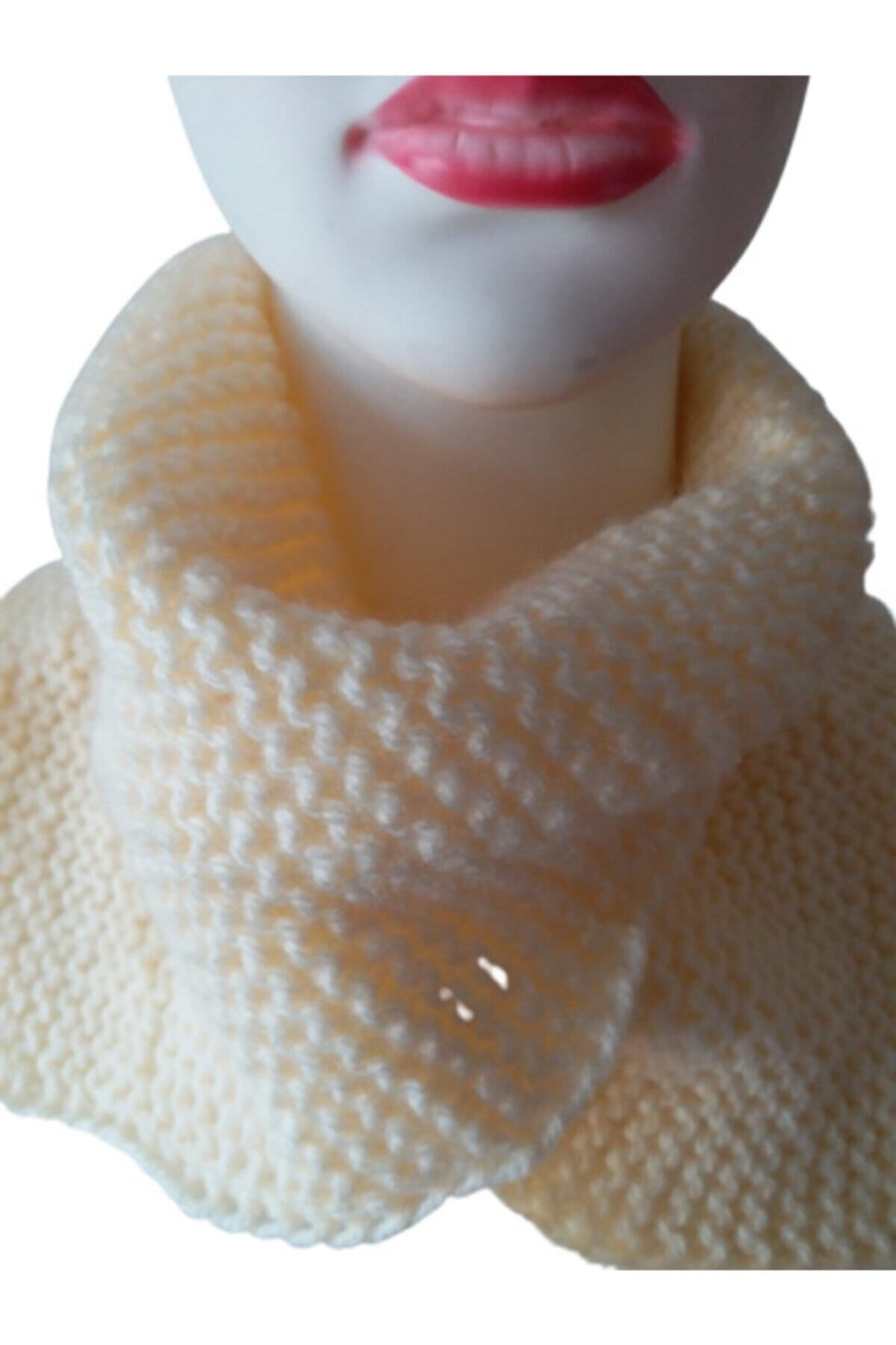 eLm El Örgüsü Bej Boyunluk