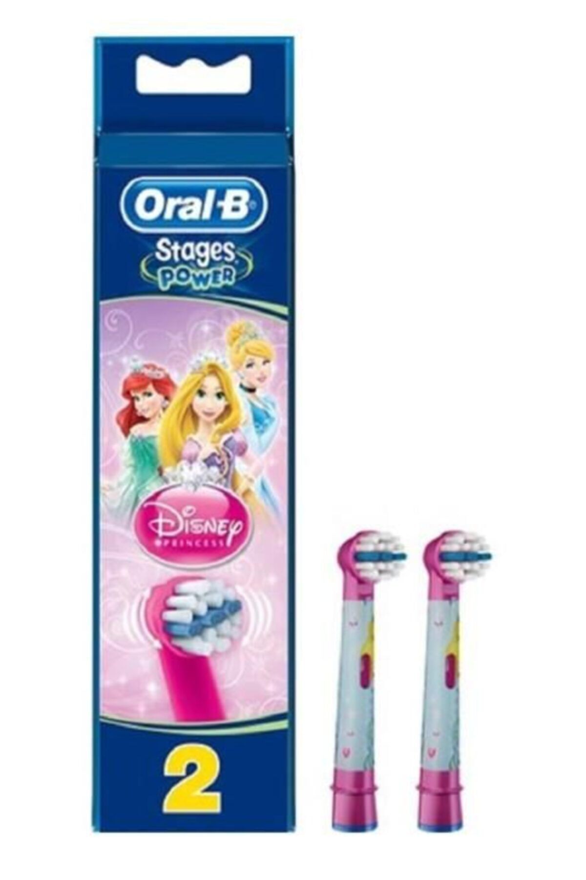 OralB Prenses Stages Diş Fırçası Yedek Başlık 2 Li