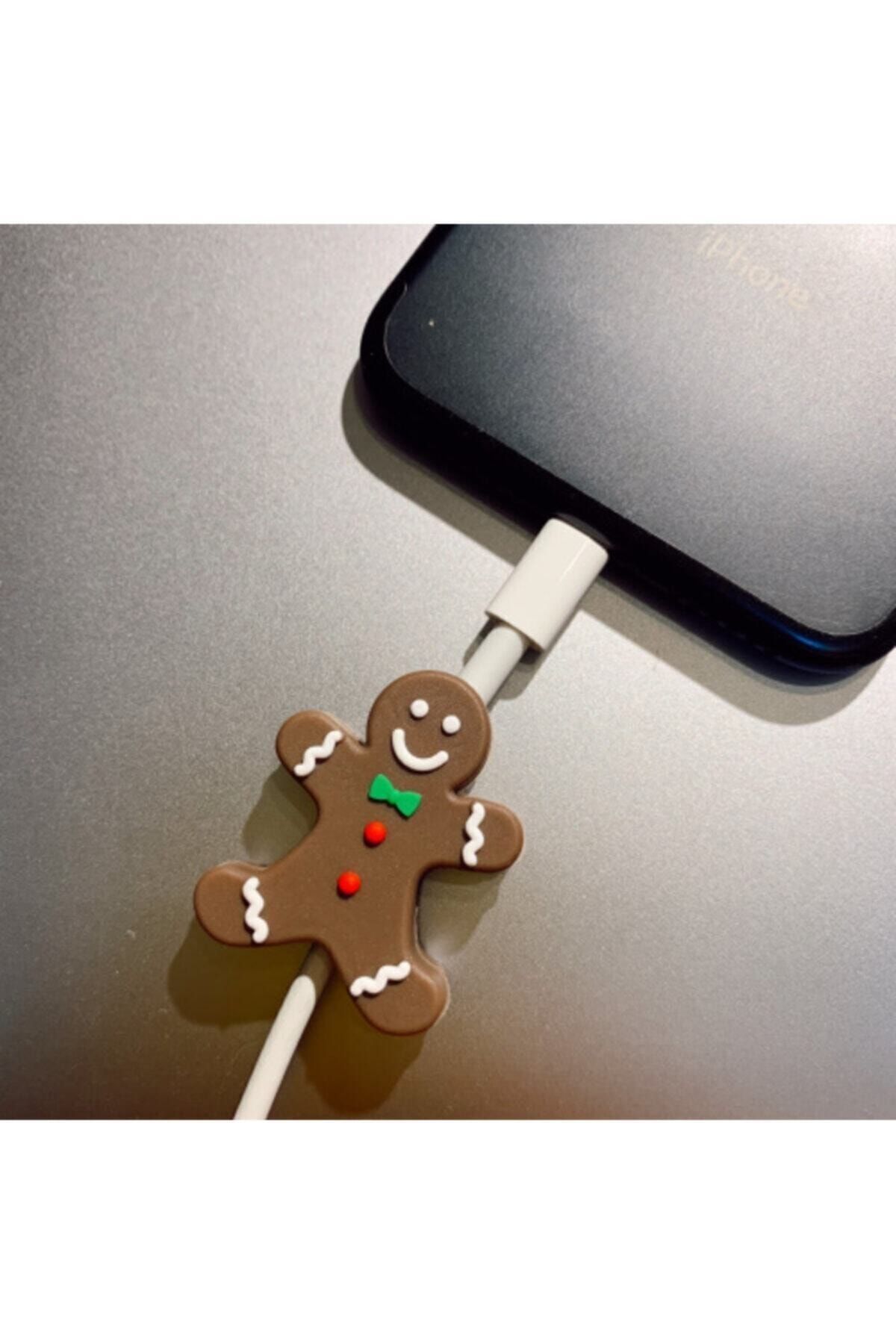 Telehome Kablo Koruyucu Sevimli Kurabiye Adam Cookie