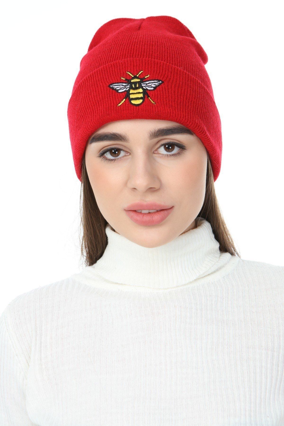 GENIUS Store Bere Hayvan Figürlü Nakış Detaylı Outdoor Bere