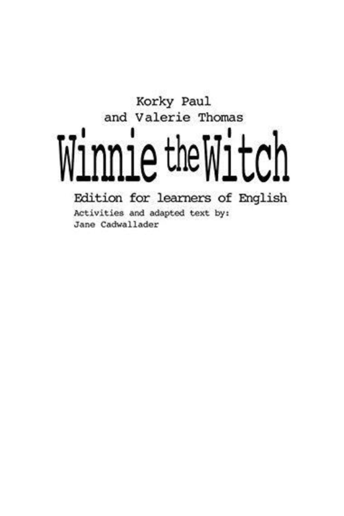 Oxford Wınnıe The Wıtch (v.act.b)
