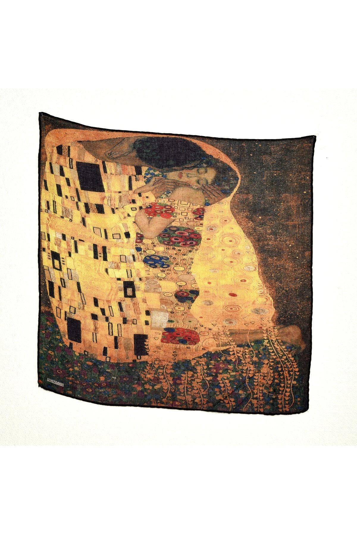 Denis Papin Gustav Klimt Desenli Bandana Fular