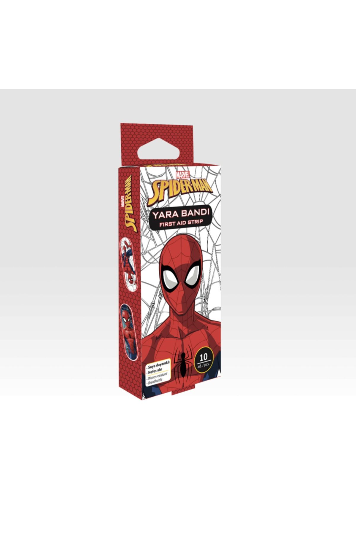MARVEL Spider-man Yara Bandı 10'lu. (törpü Hediyeli)