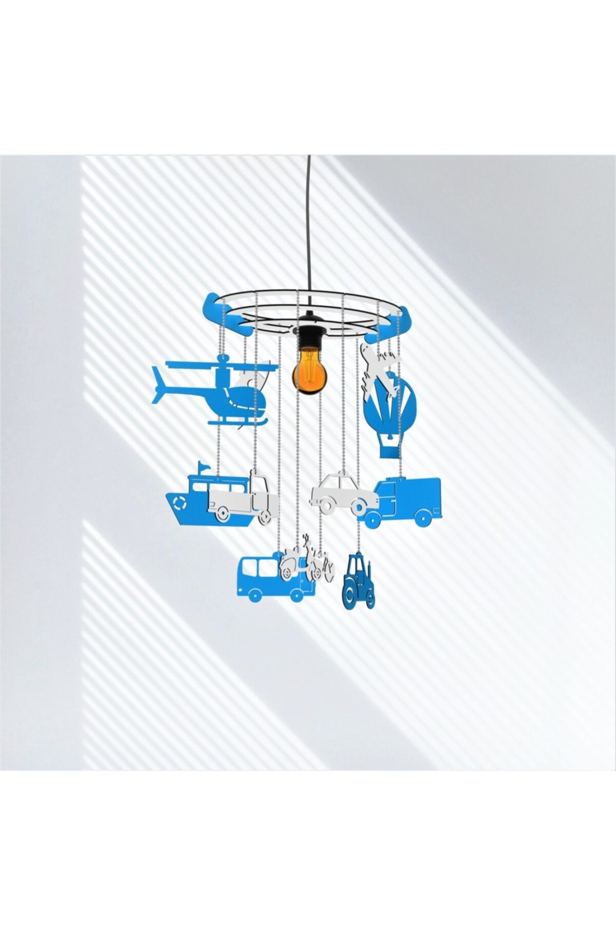 WoodACT Tilia Ahşap Çocuk Odası Avize Bebek Odası Avize Ahşap Avize