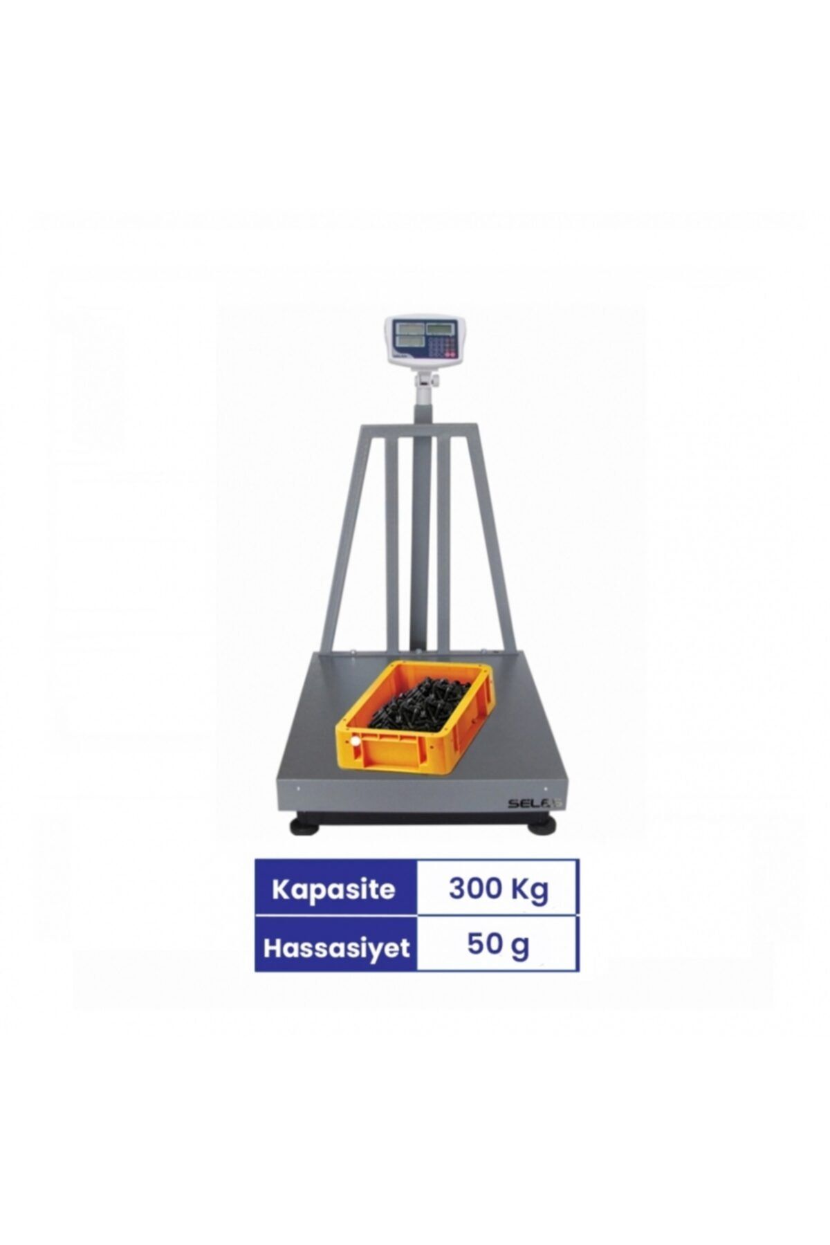 SELES Kc-r 80x90 Cm 300 Kg. Sayıcı Baskül
