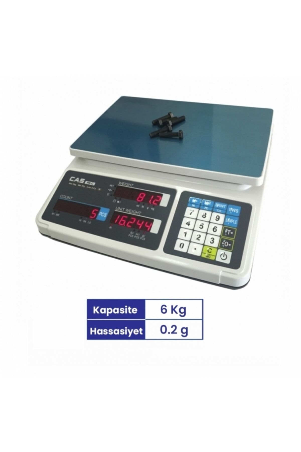 CAS Pr-c 6 Kg. Sayıcı Terazisi