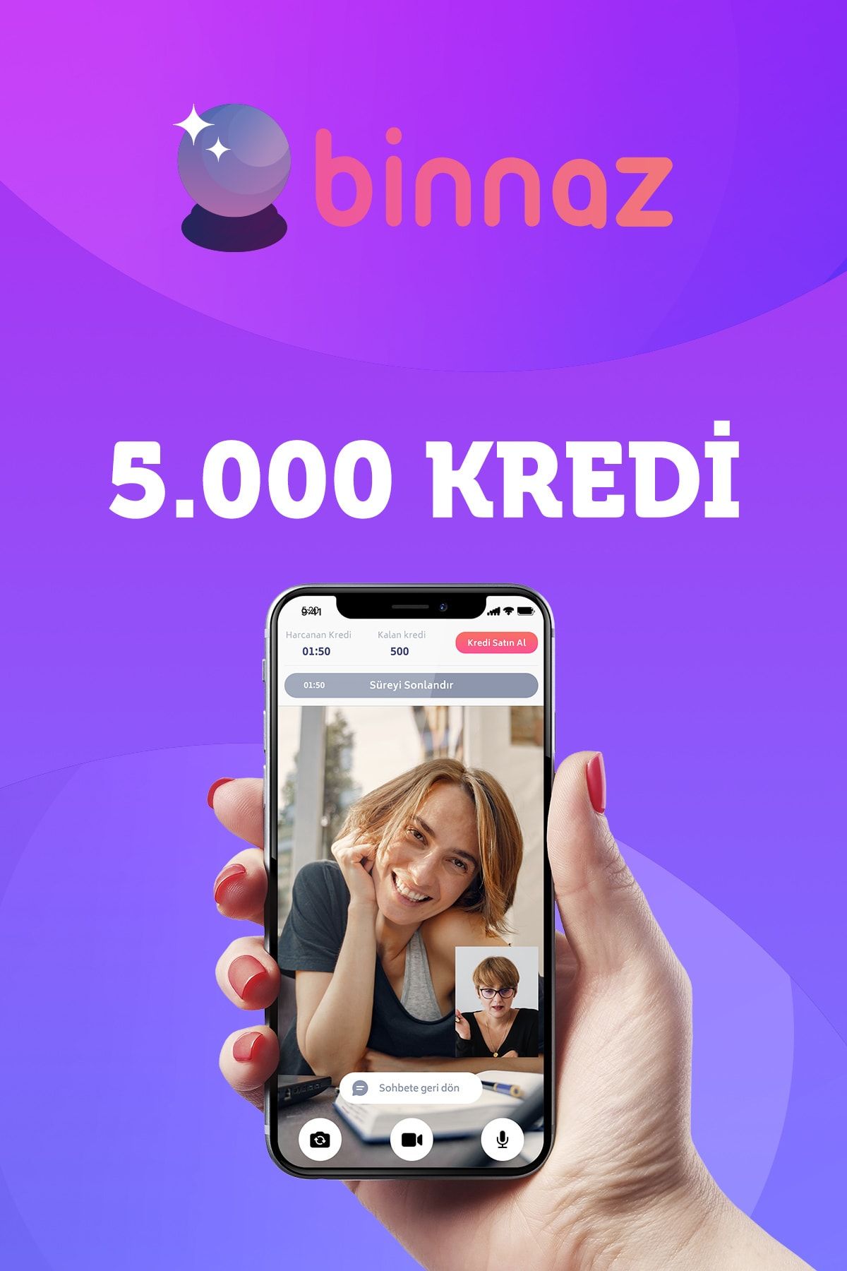 Binnaz 5.000 Kredi